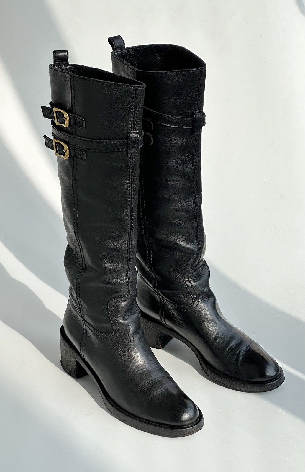 Gucci *size 38* GUCCI 2000s Riding Boots 225627 shoes y2k coquette Size US 8 / IT 38 - 1 Thumbnail