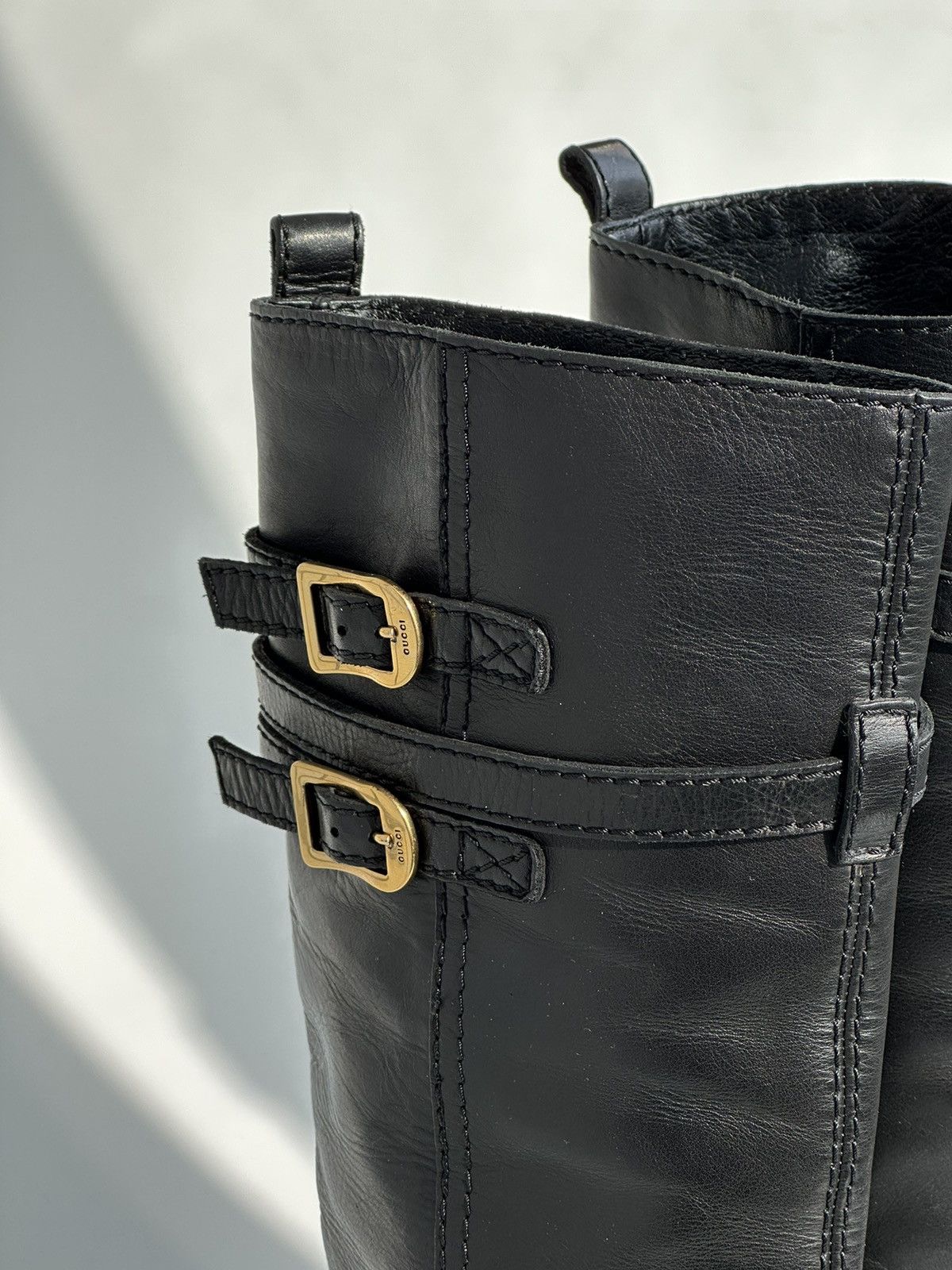 Gucci *size 38* GUCCI 2000s Riding Boots 225627 shoes y2k coquette Size US 8 / IT 38 - 4 Thumbnail