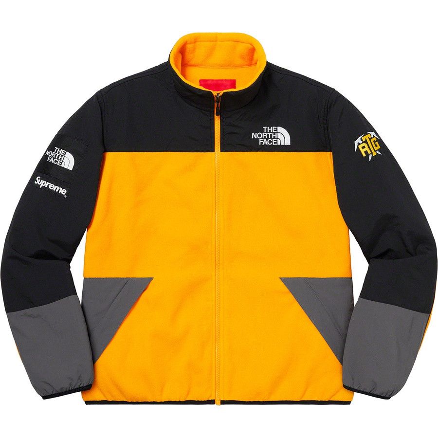 Supreme Supreme The North Face RTG Fleece Jacket Gold M | Grailed