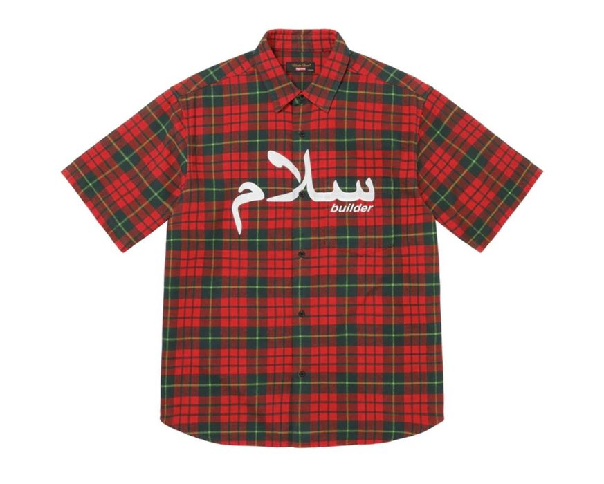 Supreme Supreme UNDERCOVER S/S Flannel Shirt Red Plaid L in Hand