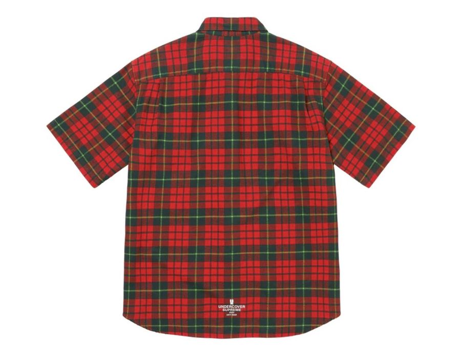 Supreme Supreme UNDERCOVER S/S Flannel Shirt Red Plaid L in Hand