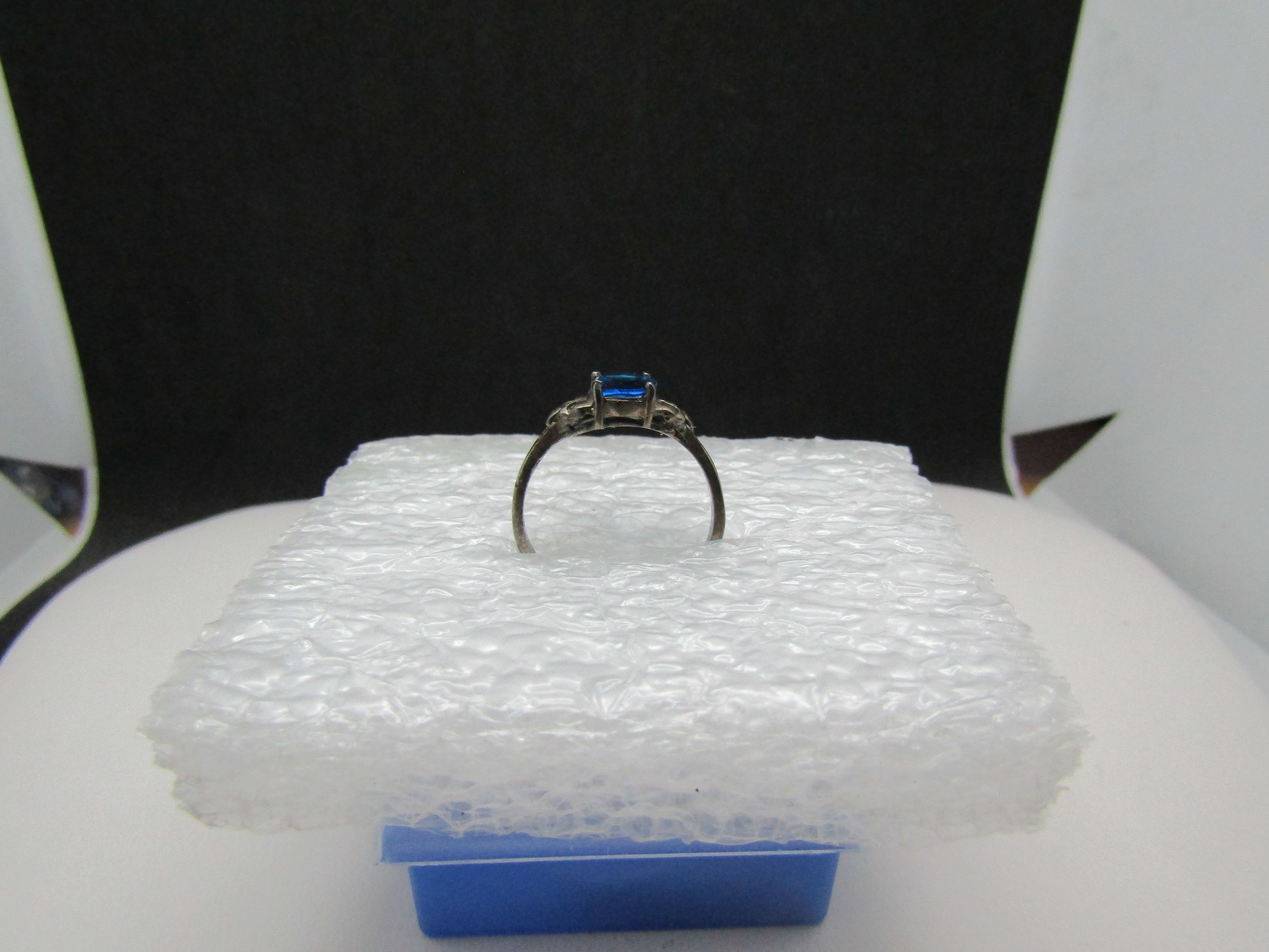 Jewelry Blue Cz Bronze ring - Size 6.75 Size ONE SIZE - 2 Thumbnail