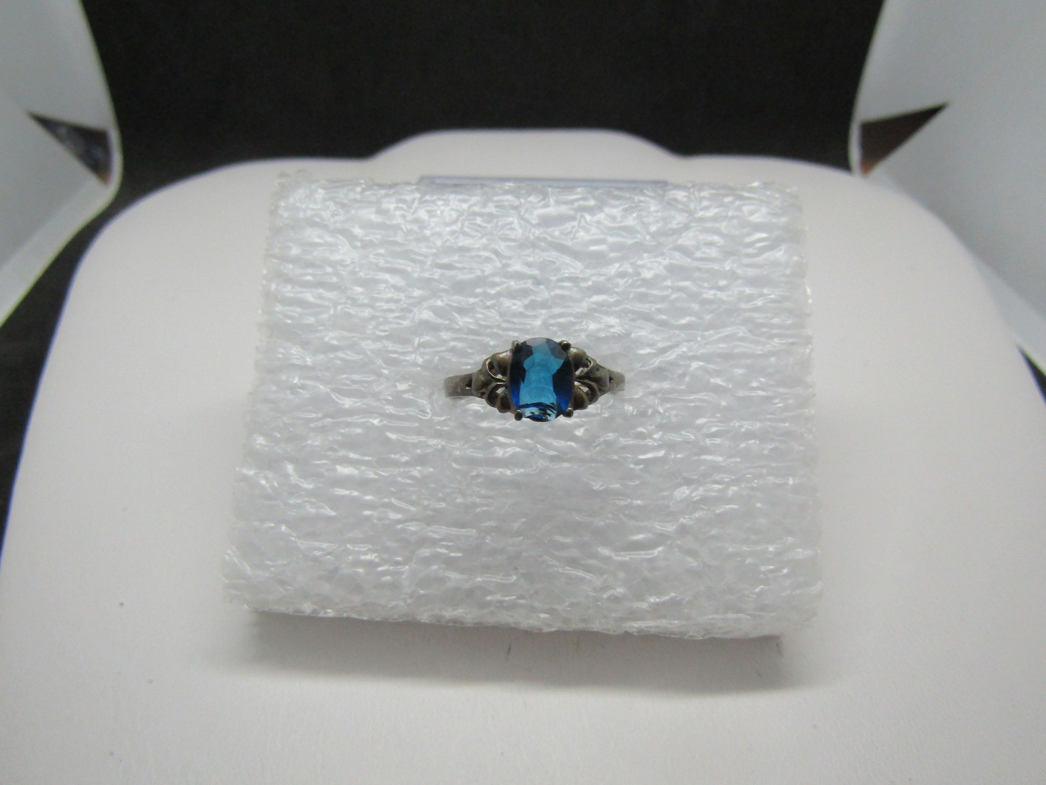 Jewelry Blue Cz Bronze ring - Size 6.75 Size ONE SIZE - 1 Thumbnail