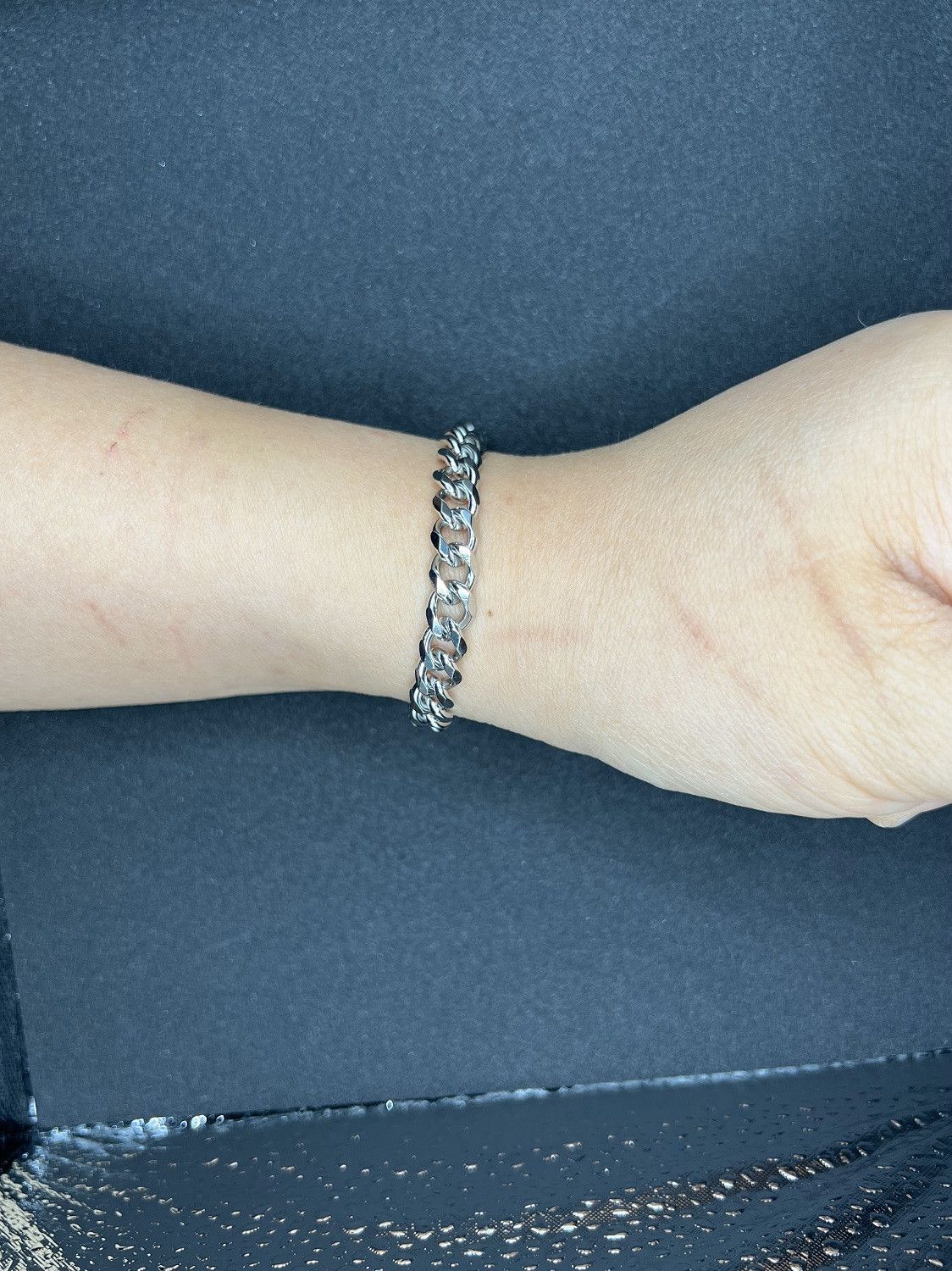 Jewelry Silver Chain Stainless Steel Bracelet Size ONE SIZE - 3 Thumbnail