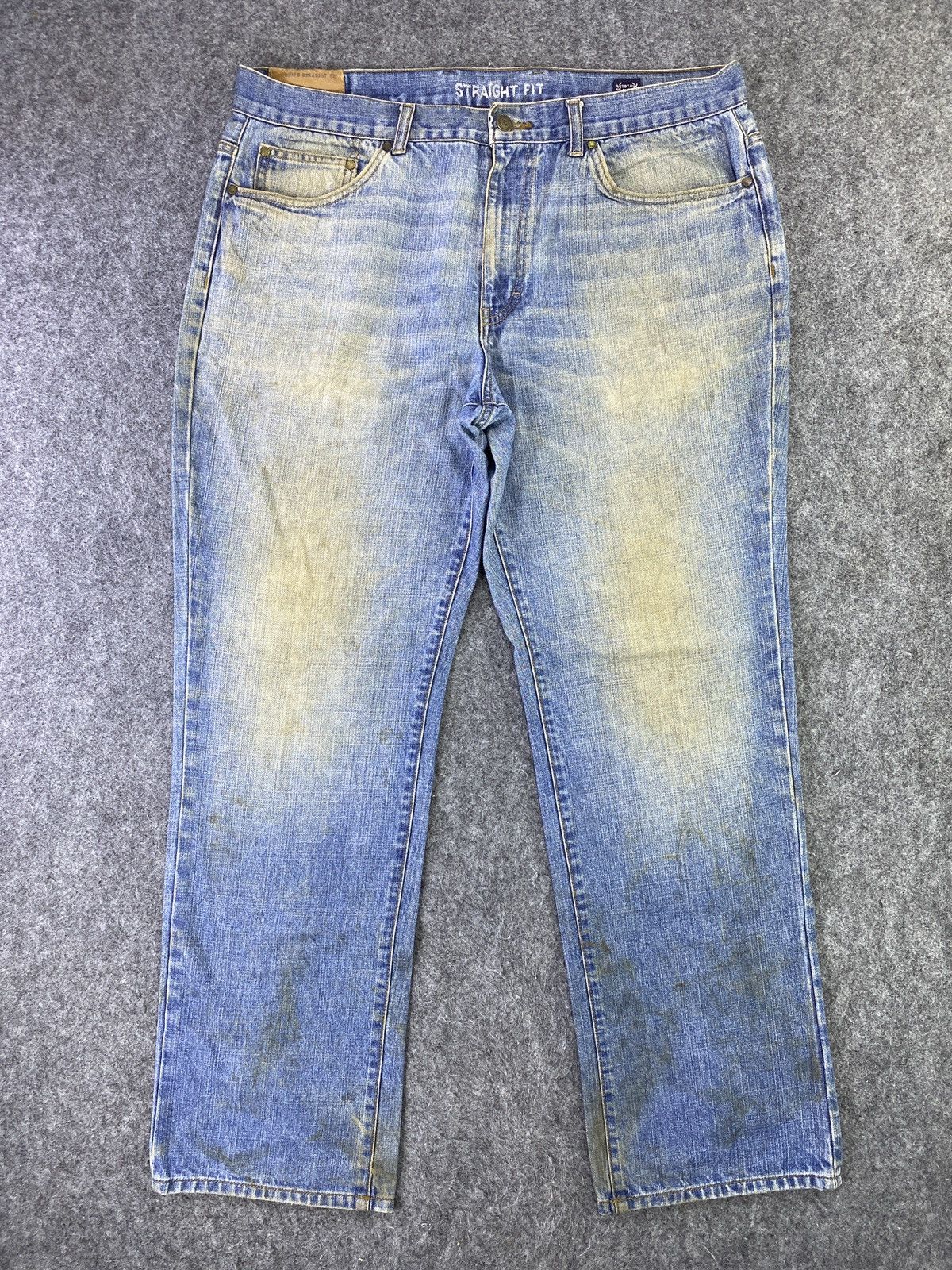 Chaps Chaps Straight Fit Blue Wash Denim 38x32- J780 Size US 38 / EU 54 - 1 Thumbnail