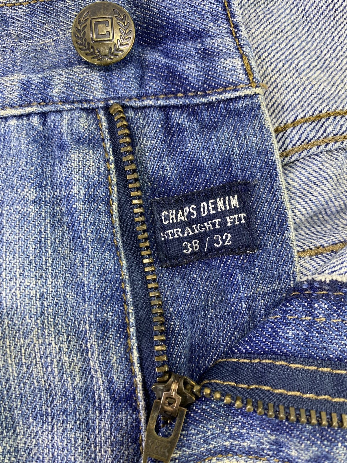 Chaps Chaps Straight Fit Blue Wash Denim 38x32- J780 Size US 38 / EU 54 - 3 Thumbnail