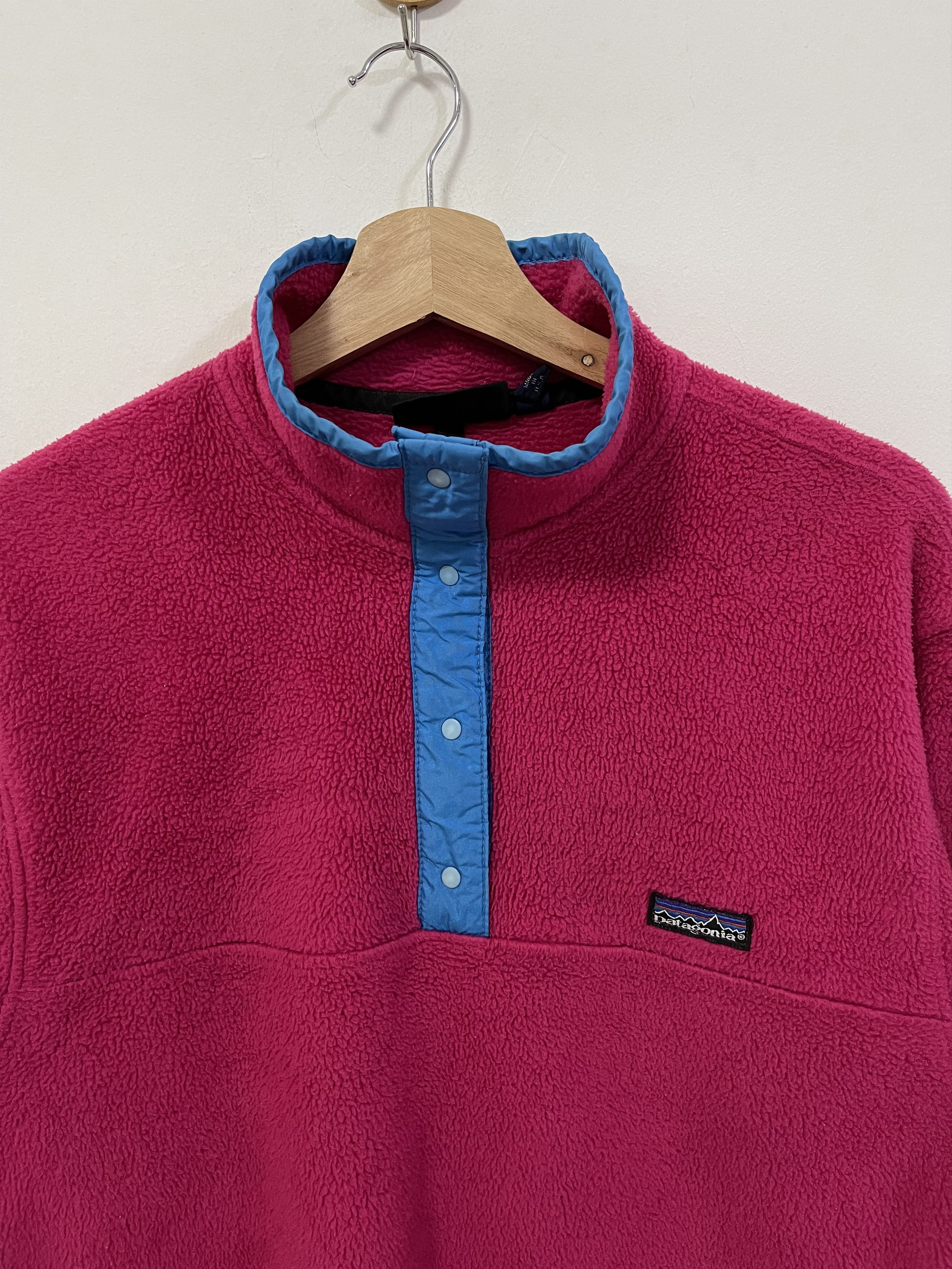 Patagonia Vintage Patagonia Fleece Half Button Sweatshirt Size XS / US 0-2 / IT 36-38 - 6 Thumbnail