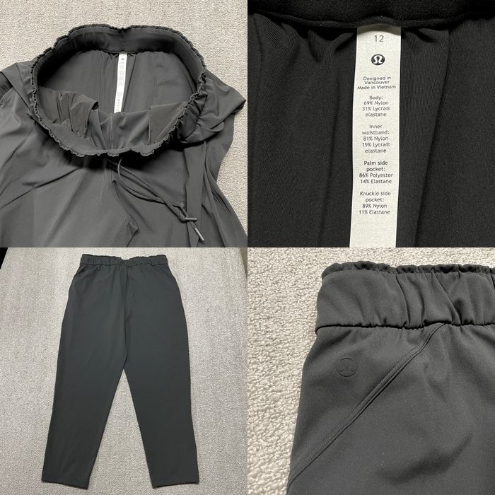 Lululemon On The Fly Pant. Black. Size 14. *luxtreme. 31”. EUC