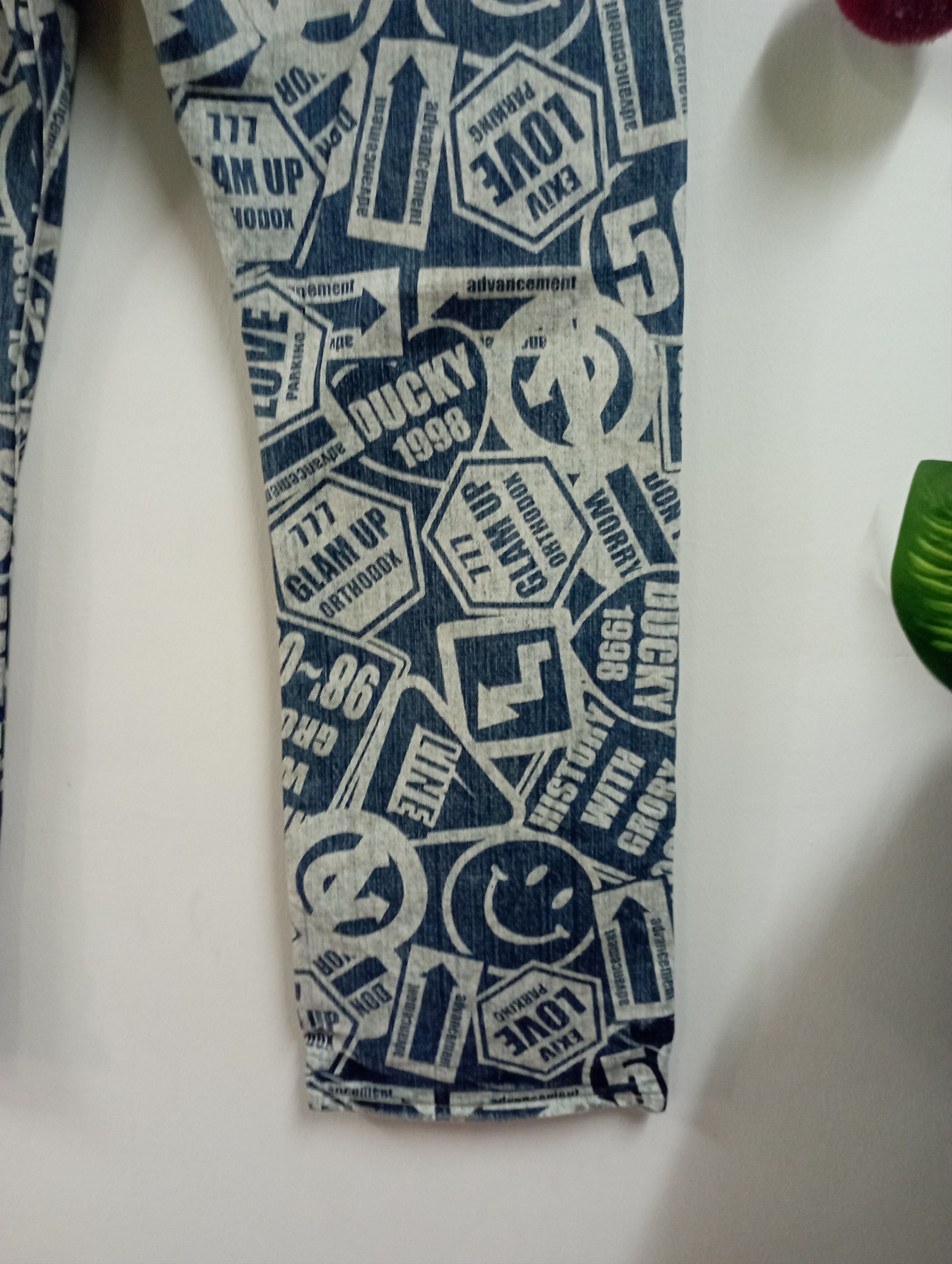 Kapital Japan Fullprinted & Smiley Like Kapital CO & LU Jeans Size US 33 - 11 Thumbnail