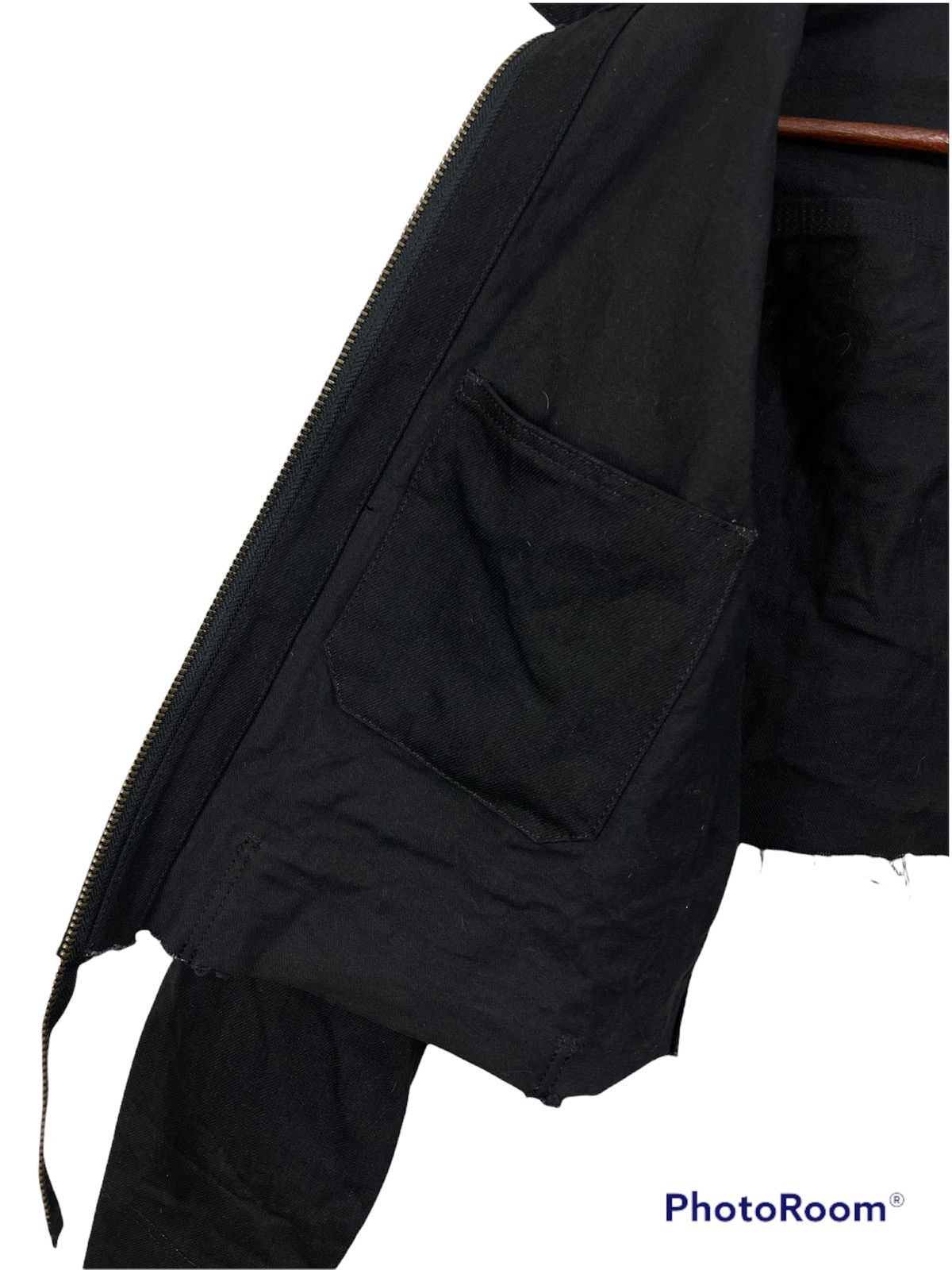 Yohji Yamamoto 🔥Yohji Yamamoto AW17 Cropped Denim Jacket🔥 Size US L / EU 52-54 / 3 - 10 Thumbnail
