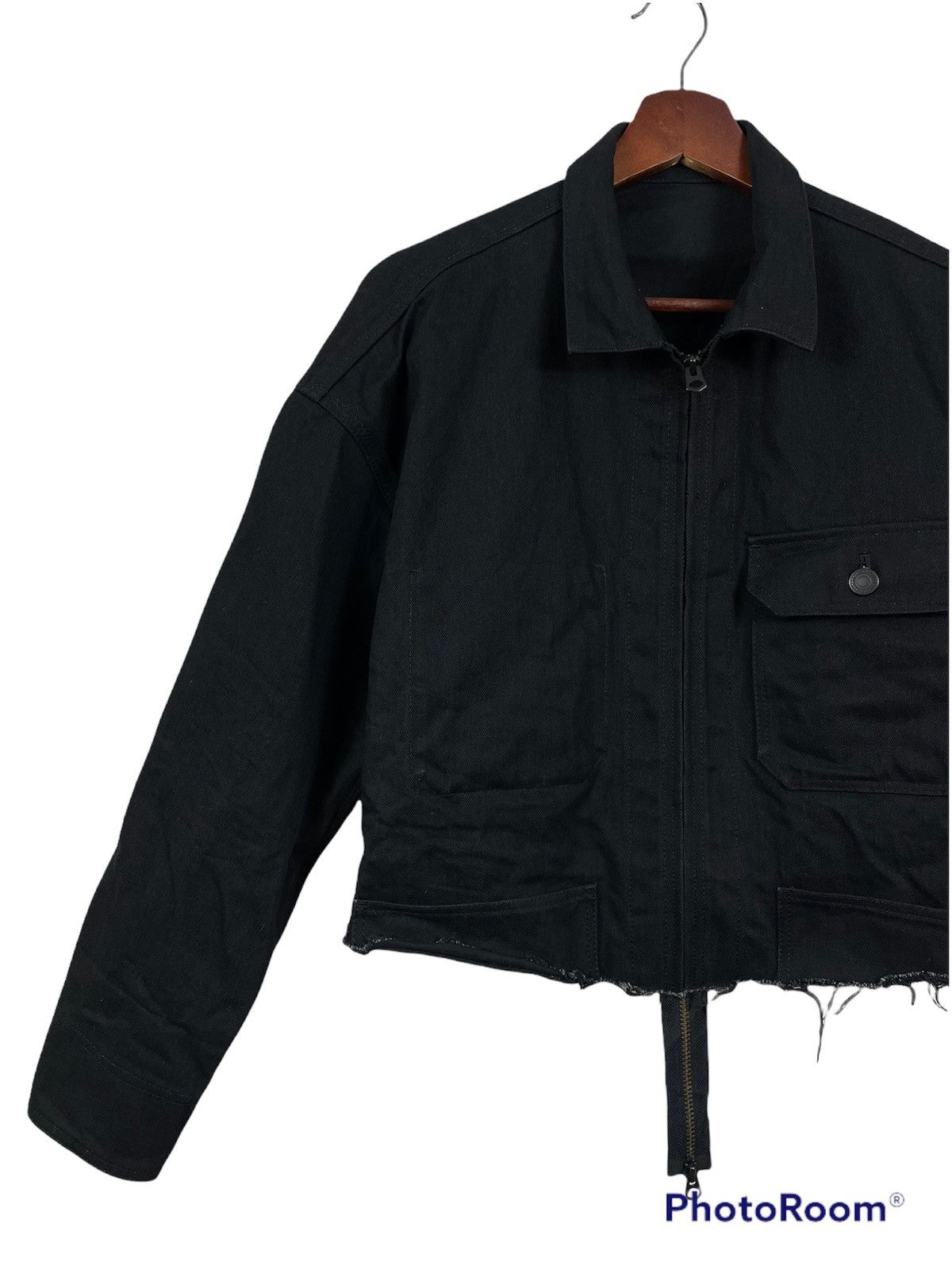 Yohji Yamamoto 🔥Yohji Yamamoto AW17 Cropped Denim Jacket🔥 Size US L / EU 52-54 / 3 - 3 Thumbnail