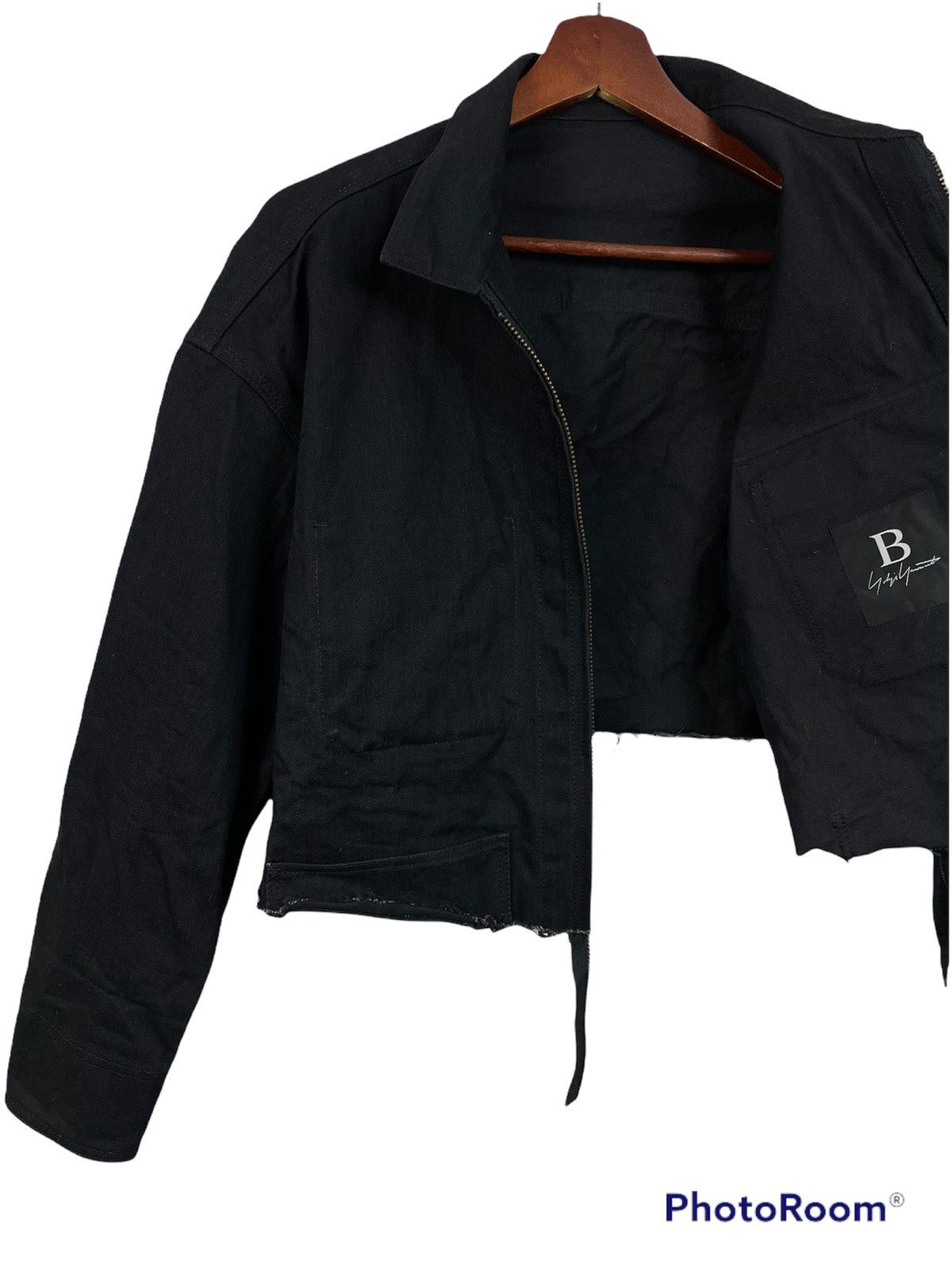 Yohji Yamamoto 🔥Yohji Yamamoto AW17 Cropped Denim Jacket🔥 Size US L / EU 52-54 / 3 - 9 Thumbnail