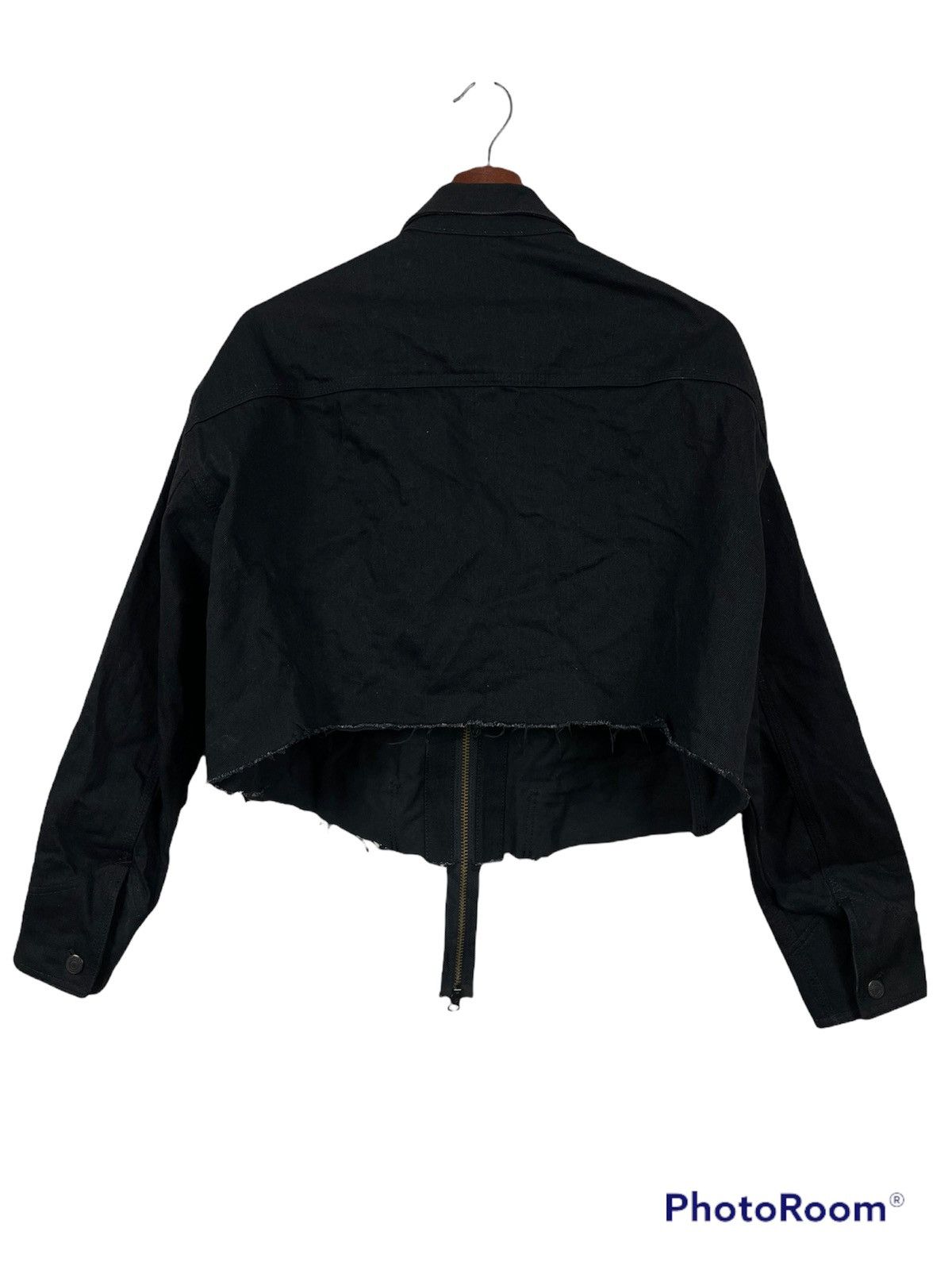 Yohji Yamamoto 🔥Yohji Yamamoto AW17 Cropped Denim Jacket🔥 Size US L / EU 52-54 / 3 - 11 Thumbnail