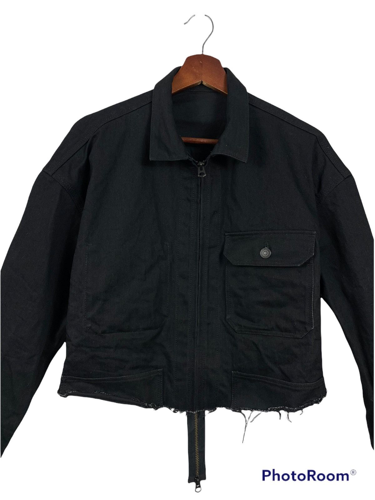 Yohji Yamamoto 🔥Yohji Yamamoto AW17 Cropped Denim Jacket🔥 Size US L / EU 52-54 / 3 - 2 Thumbnail