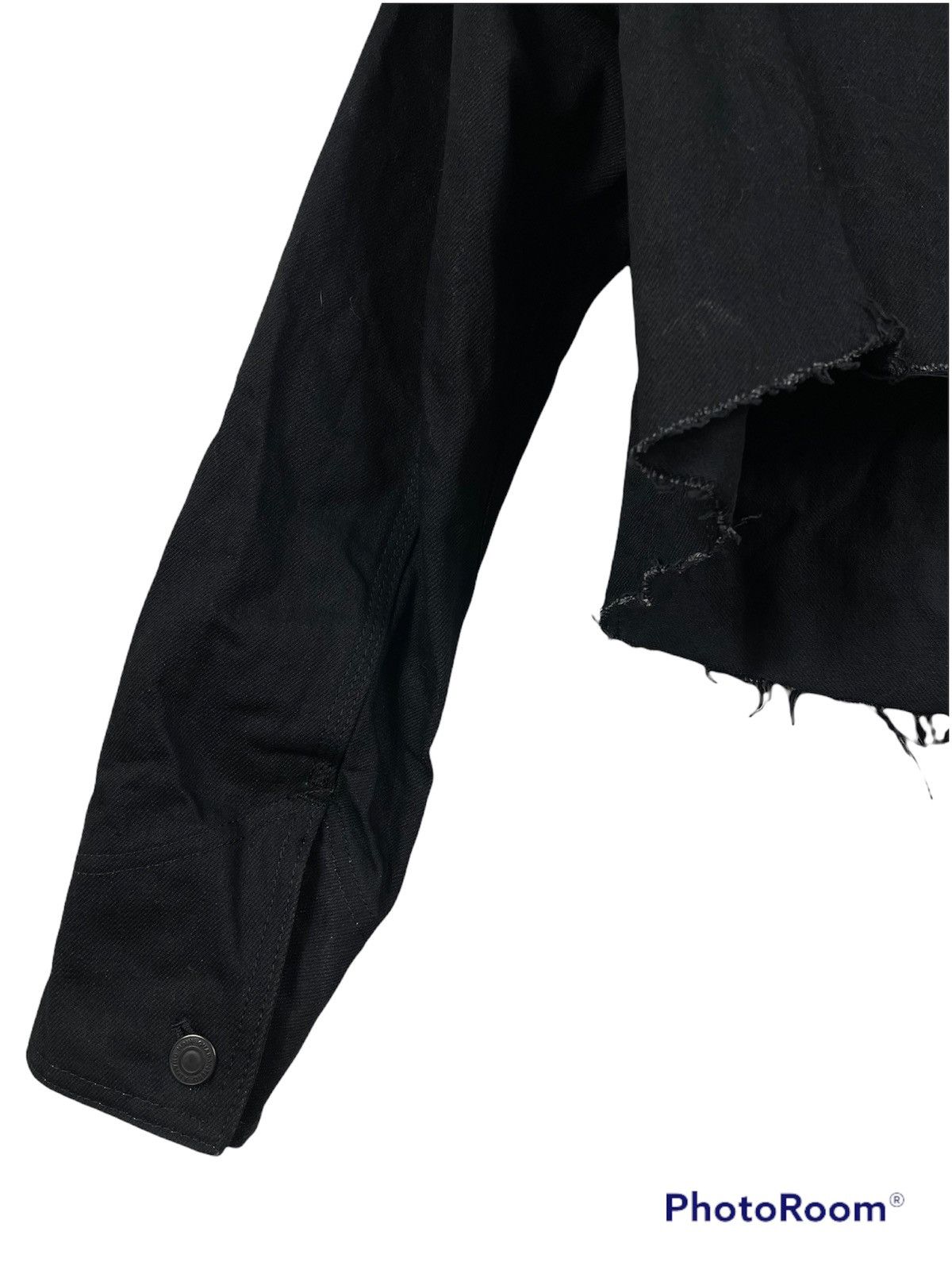 Yohji Yamamoto 🔥Yohji Yamamoto AW17 Cropped Denim Jacket🔥 Size US L / EU 52-54 / 3 - 14 Thumbnail