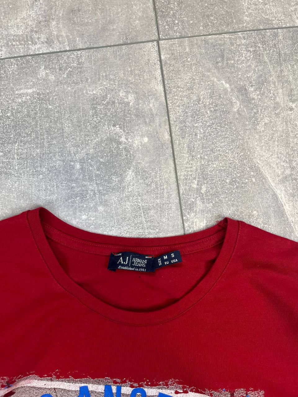 Armani Men’s Armani jeans luxury tee overprint Size US M / EU 48-50 / 2 - 4 Thumbnail