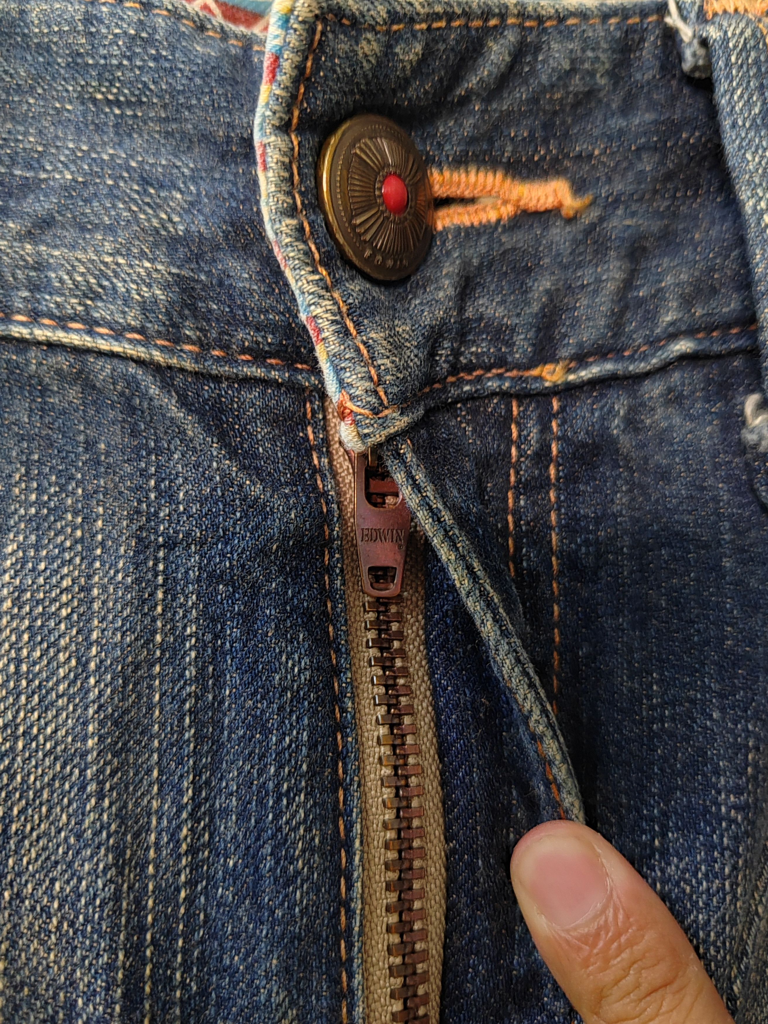 Wrangler Vintage Wrangler Boro Style Distressed Denim Jeans Size US 32 / EU 48 - 5 Thumbnail