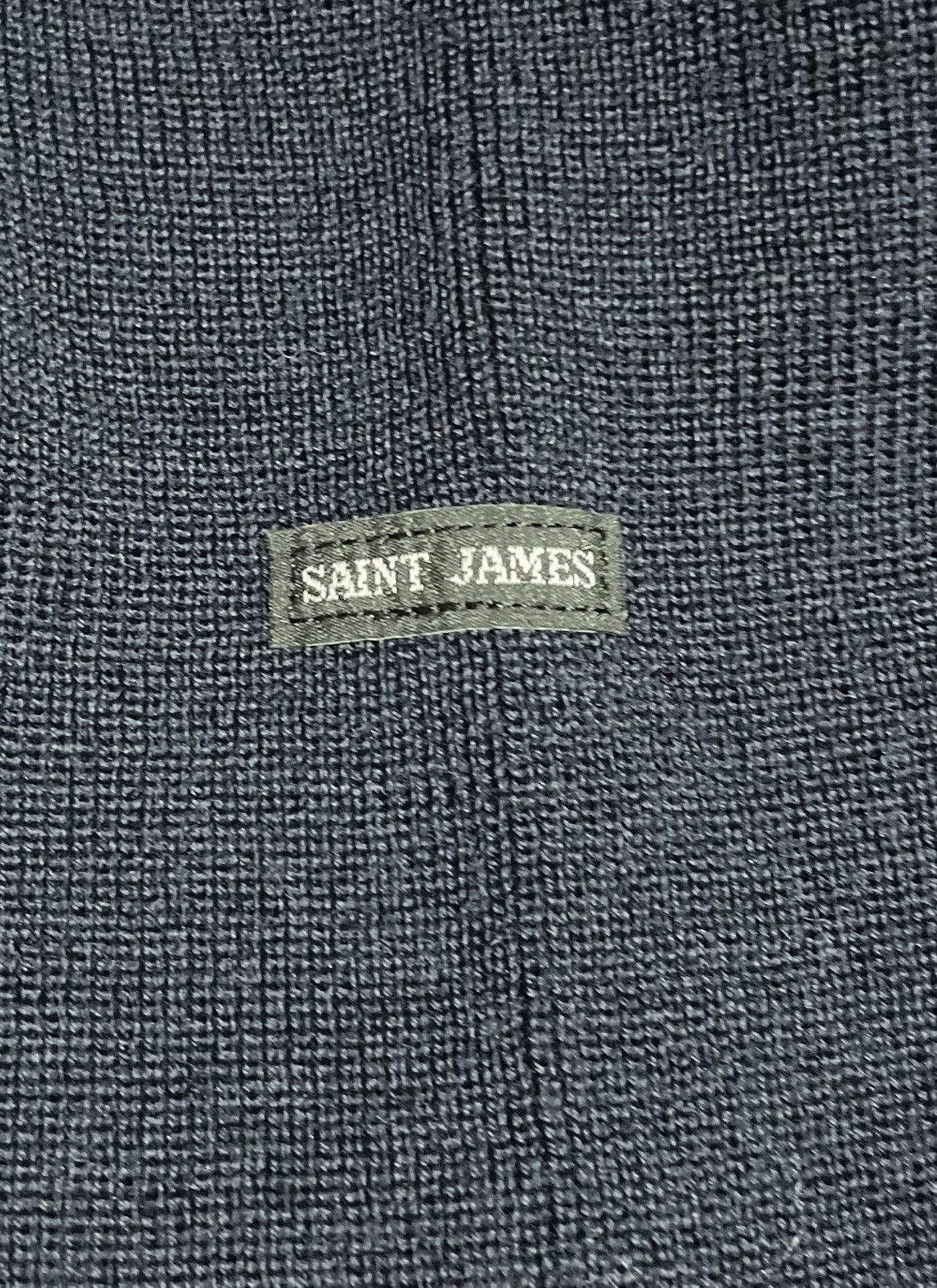 Saint James Wool Mock Neck Sweater With Shoulder Button Detail Size US M / EU 48-50 / 2 - 6 Thumbnail