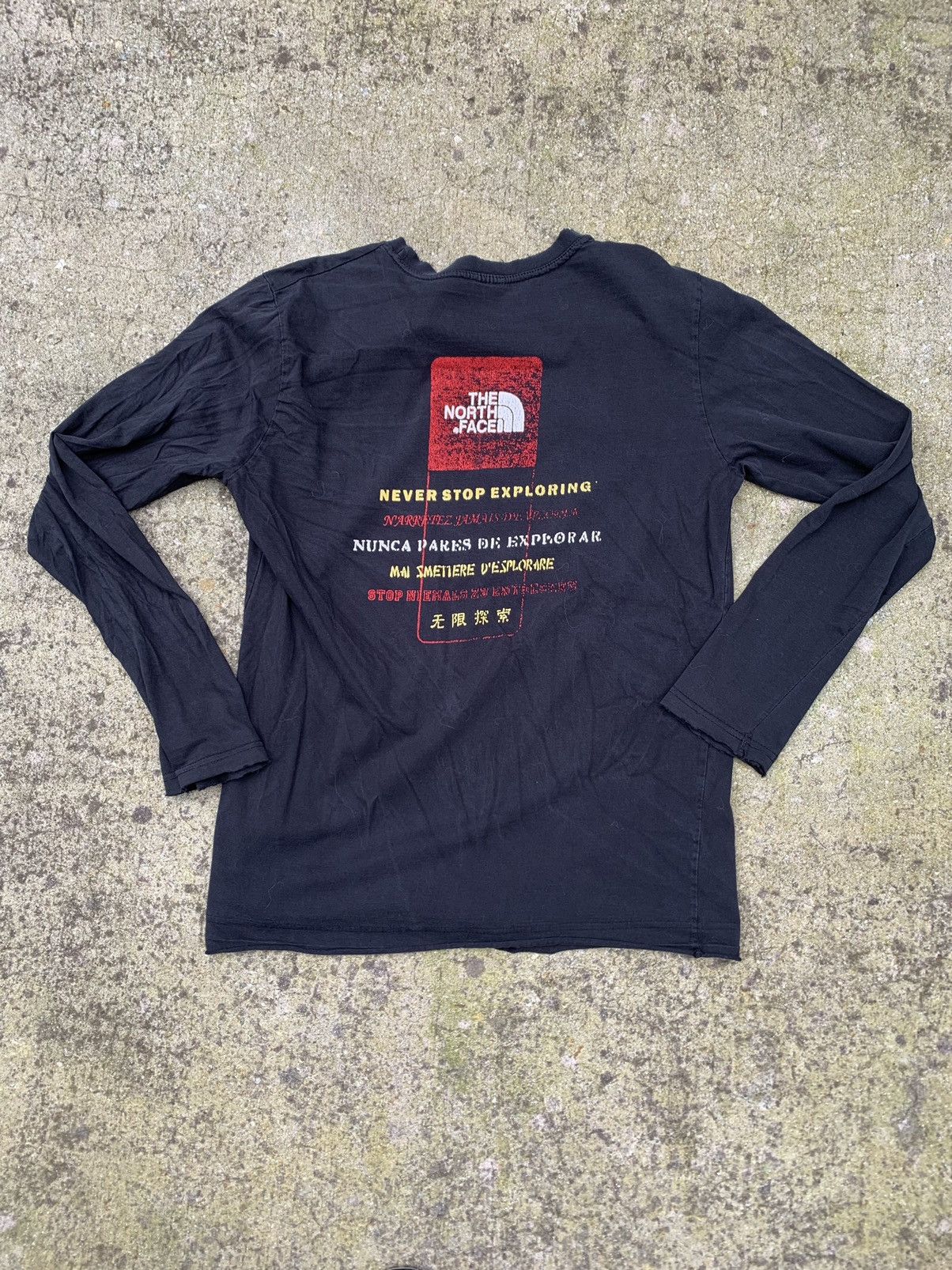 The North Face Vintage North Face Never Stop Exploring Long-sleeve T Shirt Size US M / EU 48-50 / 2 - 1 Thumbnail