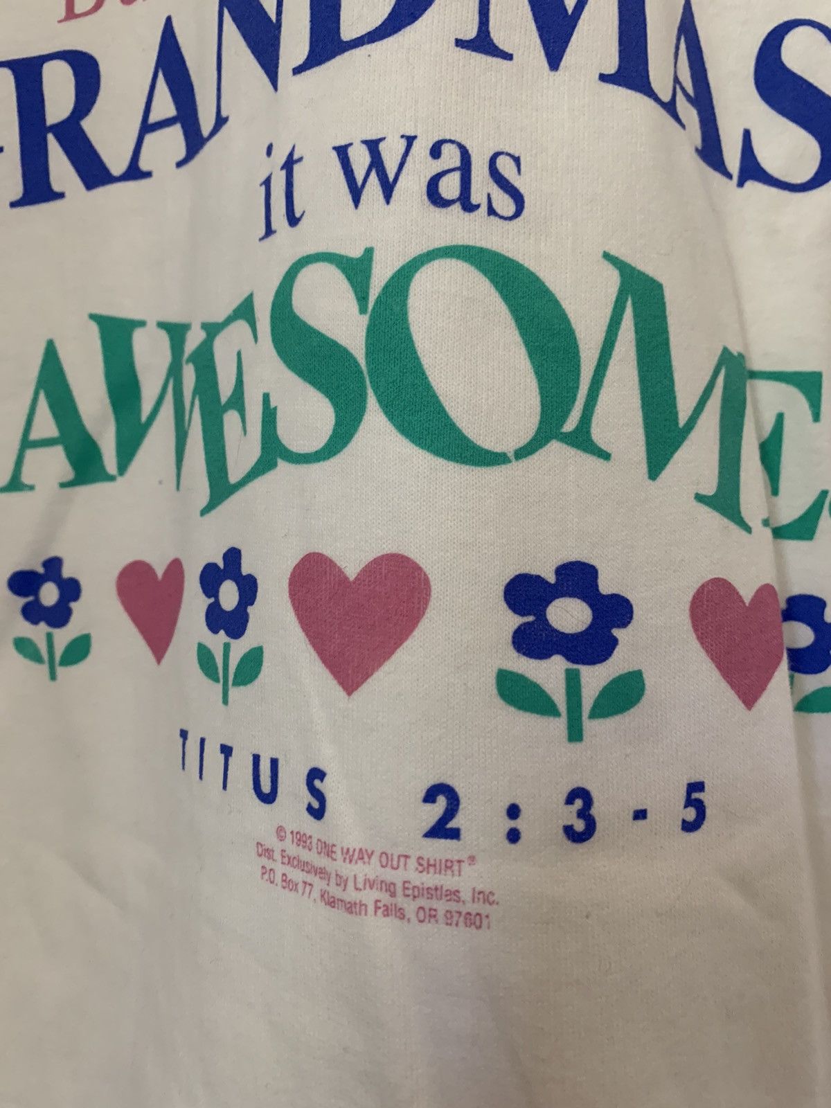 Vintage Vintage Jesus T Shirt Size US XL / EU 56 / 4 - 2 Thumbnail