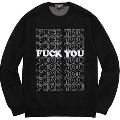 Supreme Fuck Sweater | Grailed