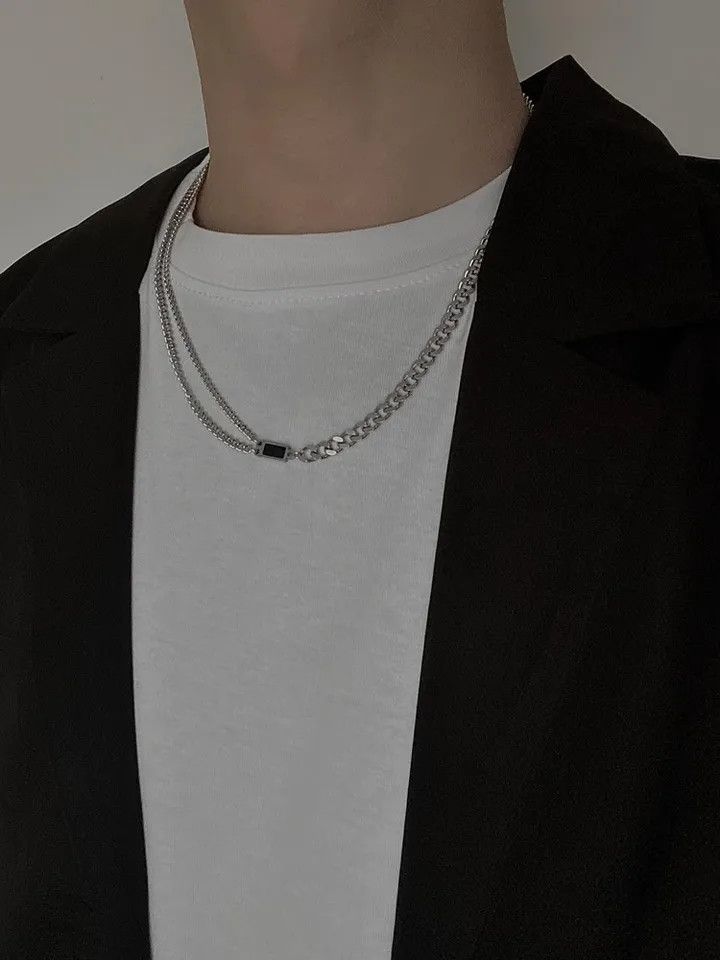Jewelry Black Stone Pendant Necklace Size ONE SIZE - 2 Thumbnail