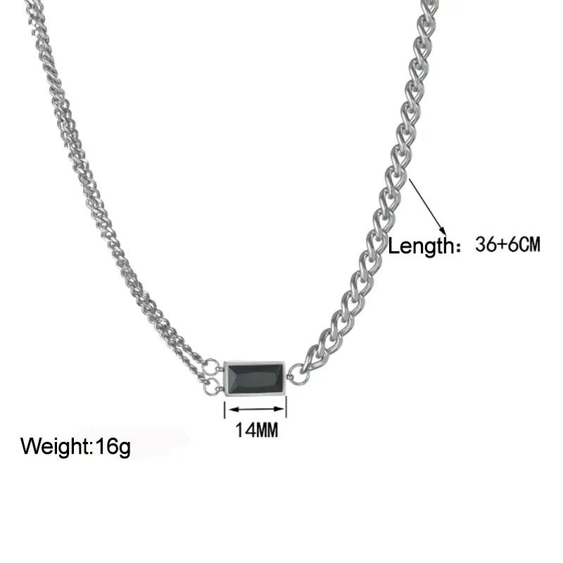 Jewelry Black Stone Pendant Necklace Size ONE SIZE - 3 Thumbnail