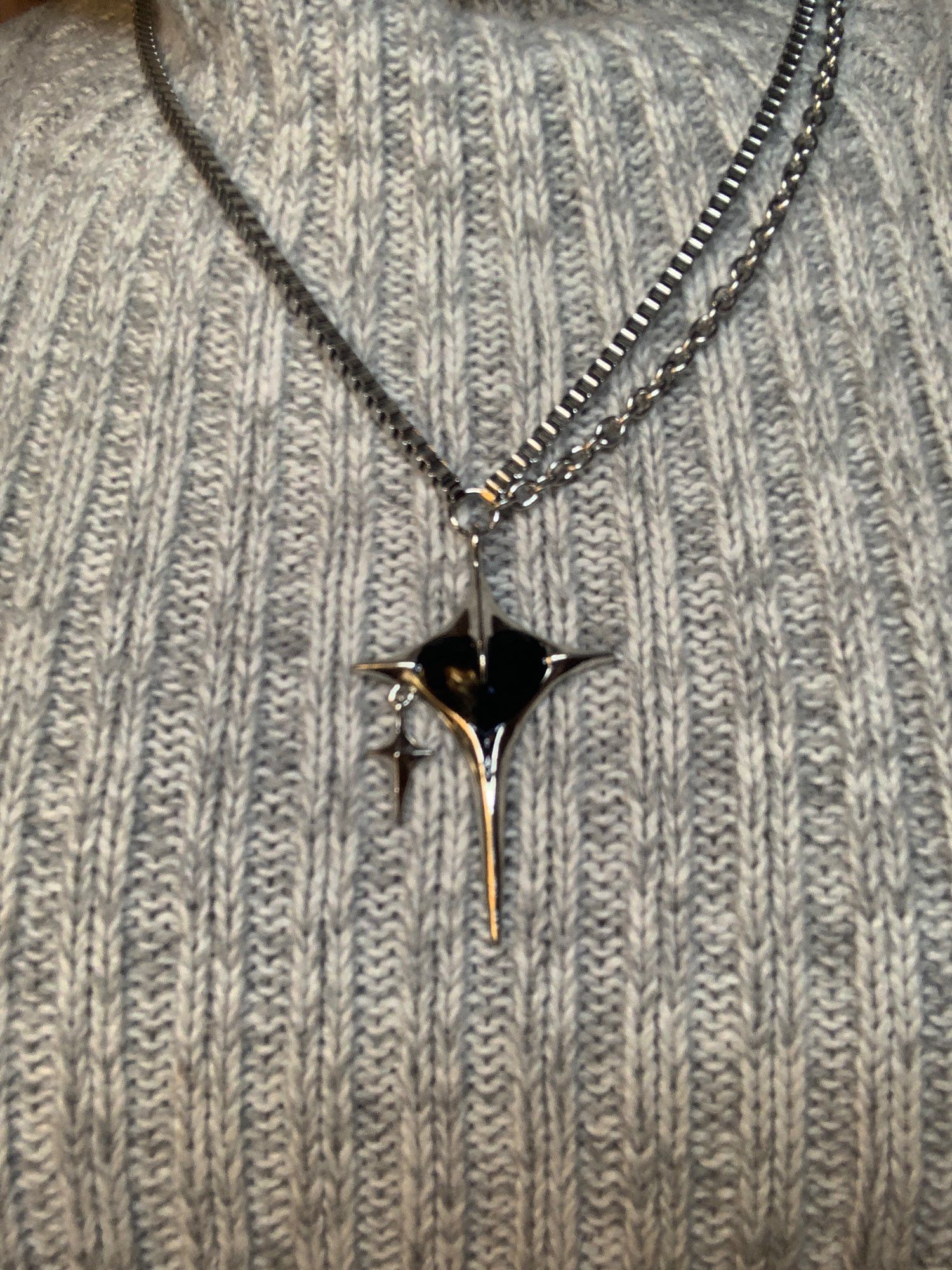 Jewelry Black Heart Stone Pendant Necklace Size ONE SIZE - 3 Thumbnail