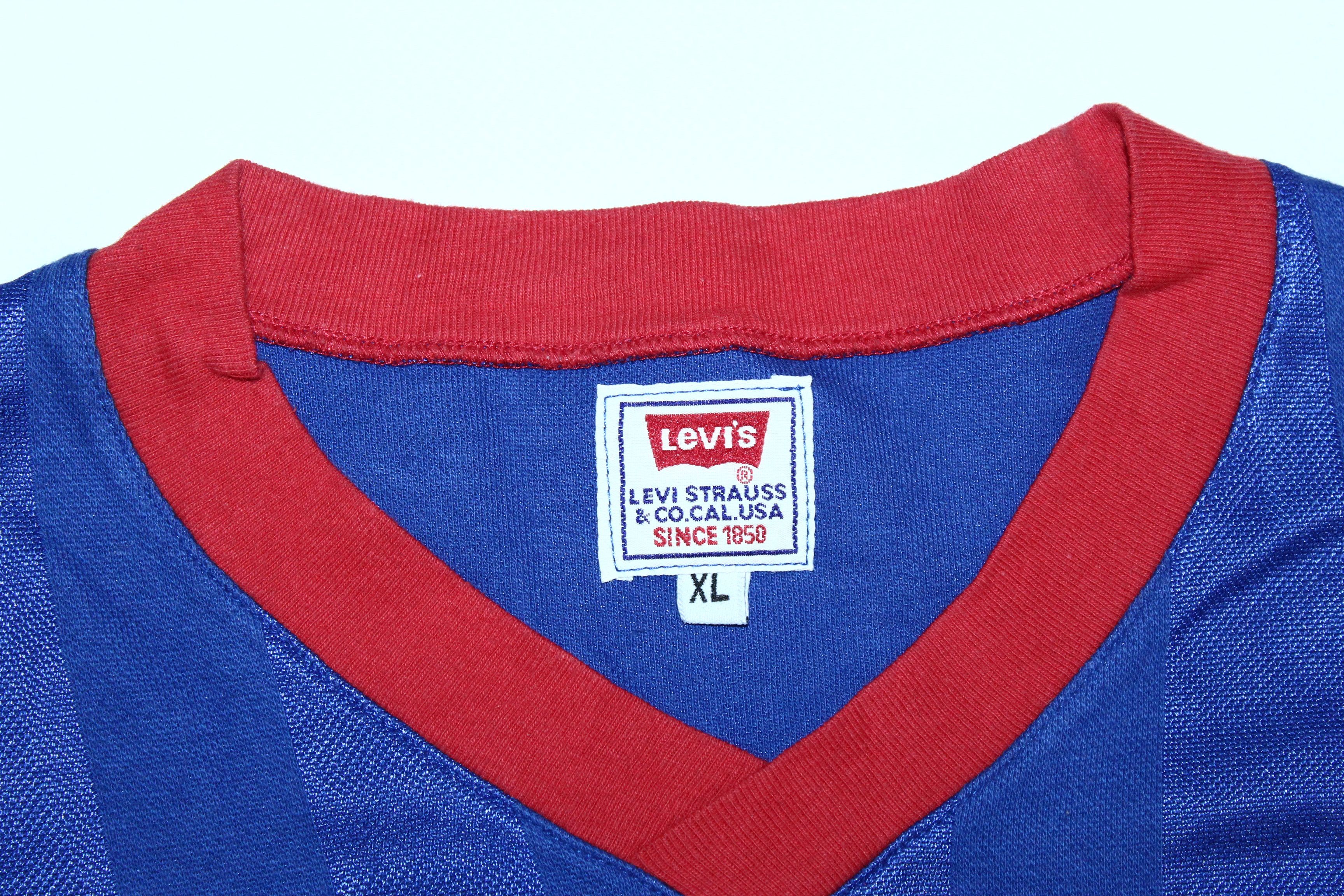 Levi's RARE🔥 Levi's USA Baseball Team Jersey. Italian Made Size US XL / EU 56 / 4 - 7 Thumbnail