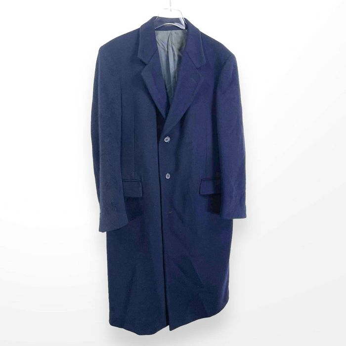 Vintage 00s Vintage Blue Blazer Trench Coat Jacket | Grailed
