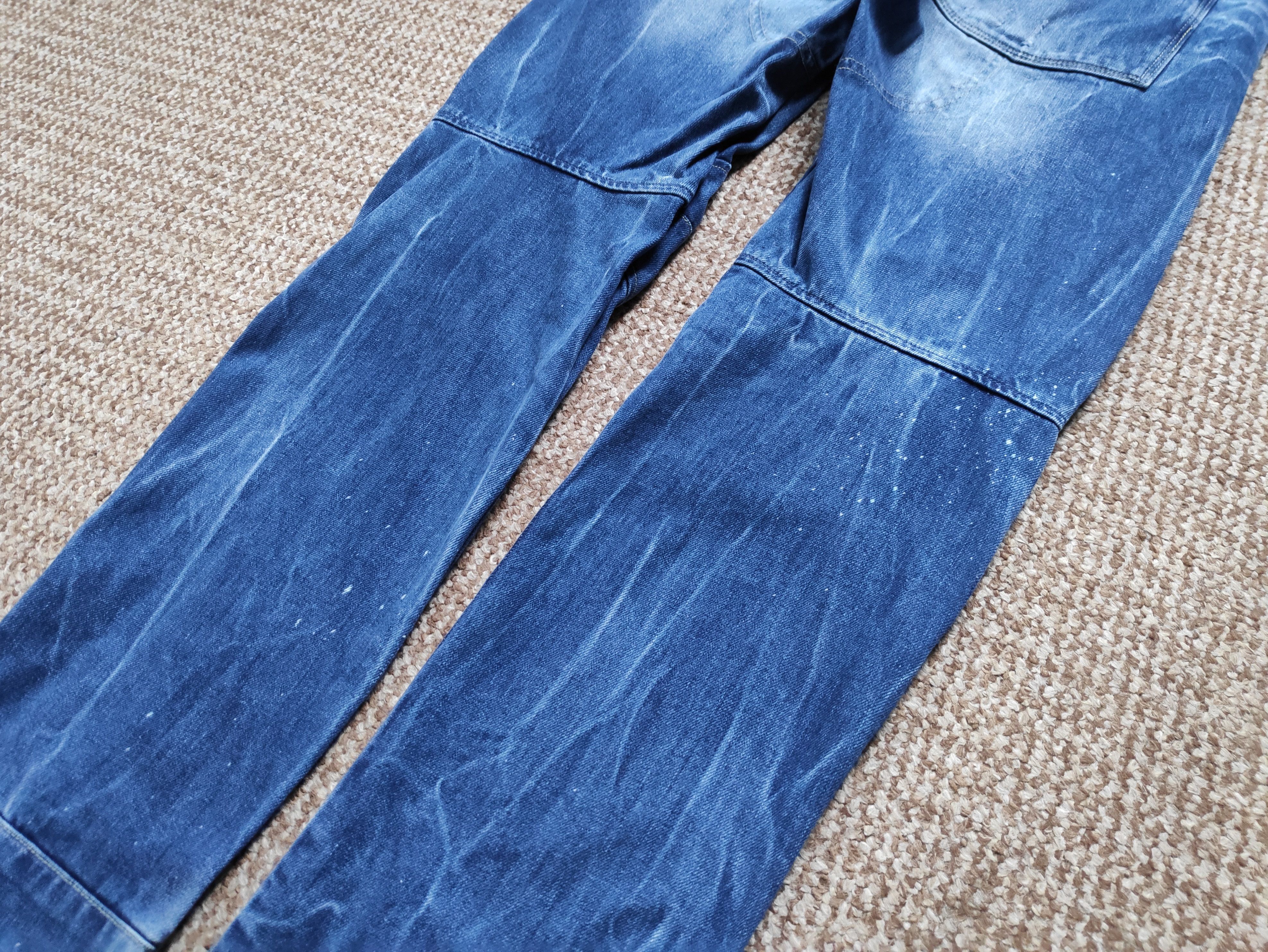 G-Star G-Star Raw 5620 3D Low Tapered Paint Dots Denim Jeans Size US 32 / EU 48 - 7 Thumbnail