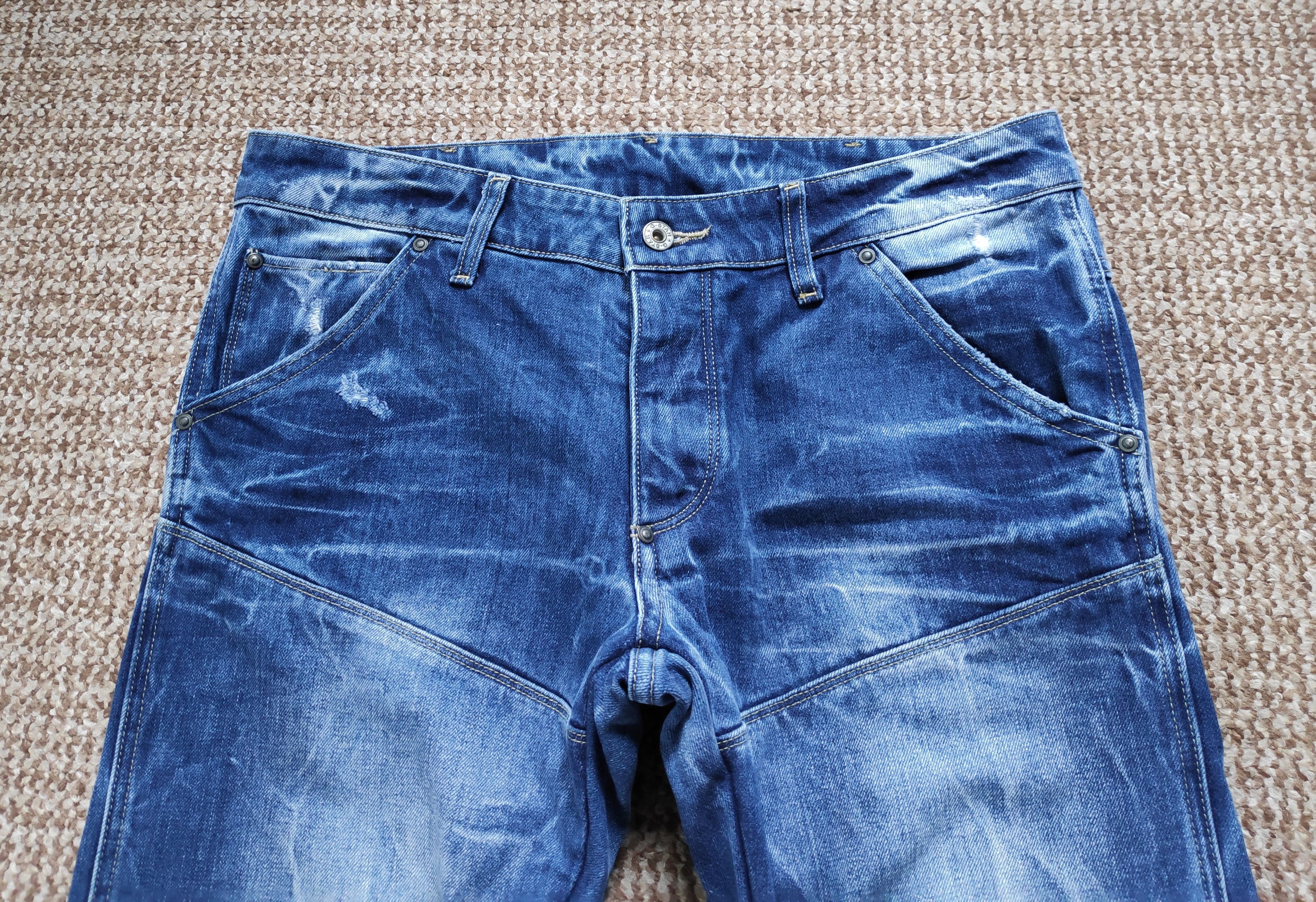 G-Star G-Star Raw 5620 3D Low Tapered Paint Dots Denim Jeans Size US 32 / EU 48 - 3 Thumbnail