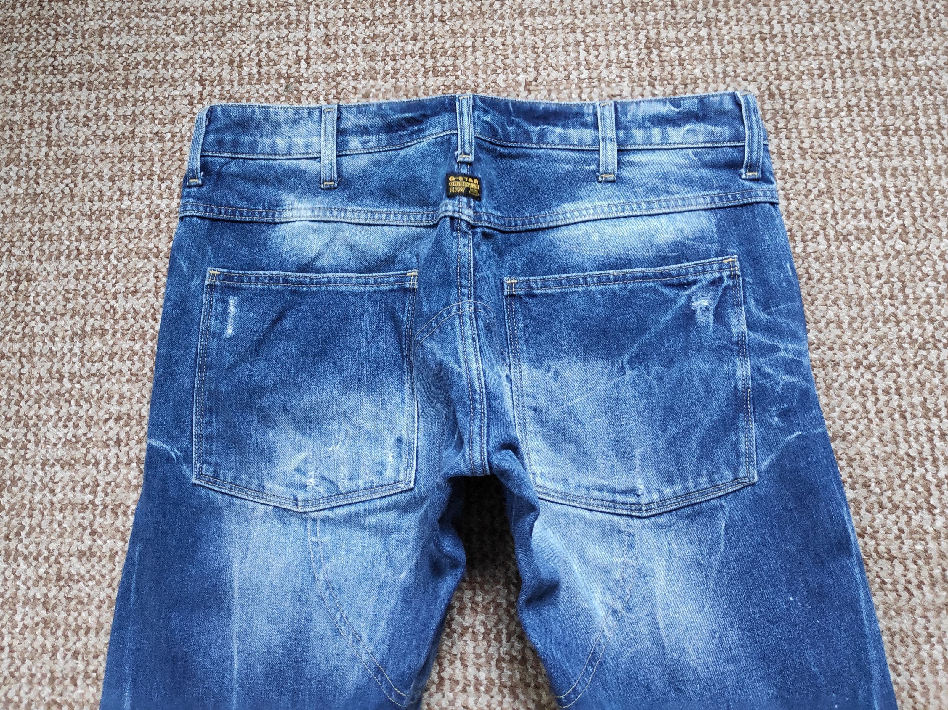 G-Star G-Star Raw 5620 3D Low Tapered Paint Dots Denim Jeans Size US 32 / EU 48 - 5 Thumbnail