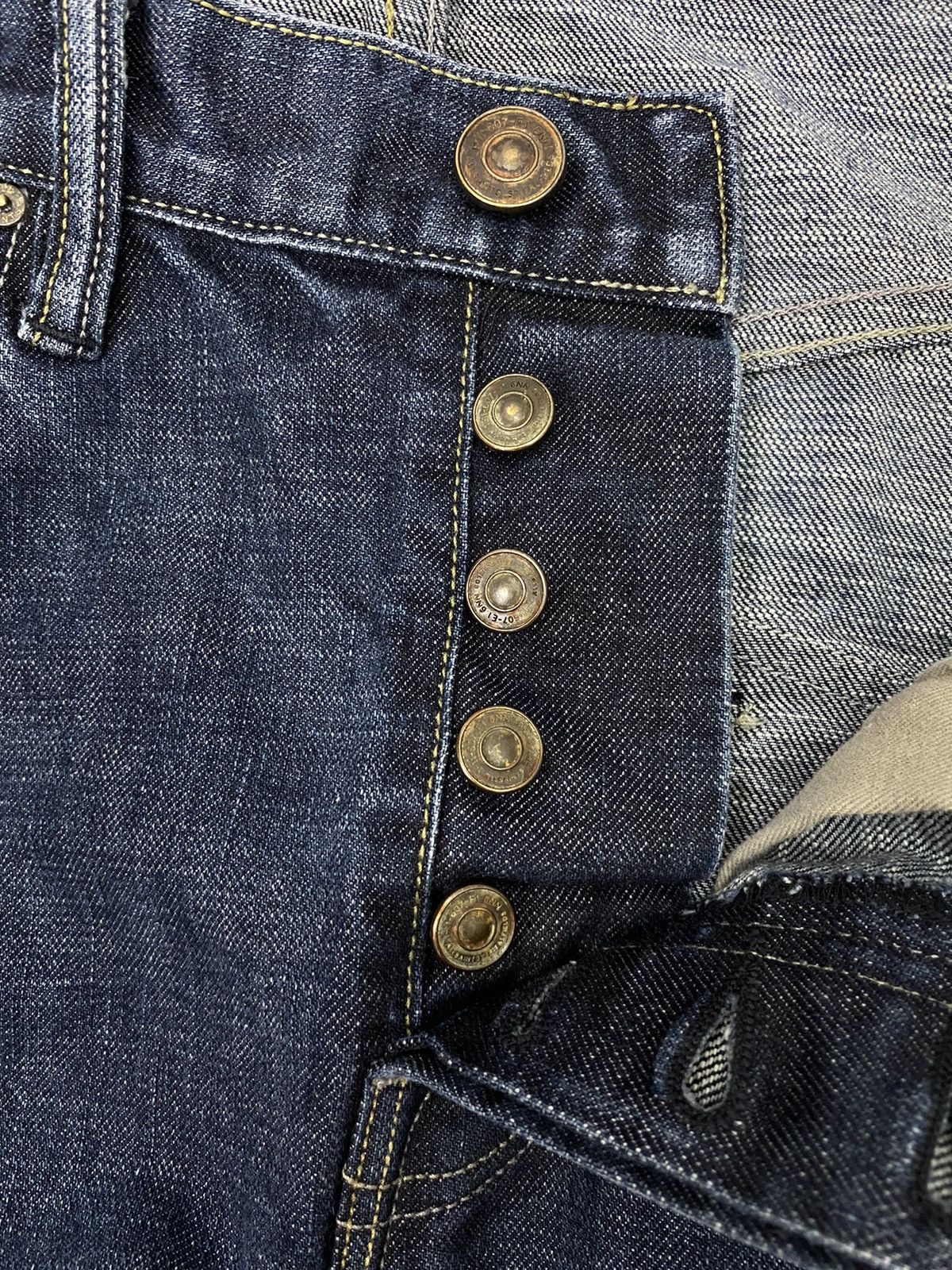 Allsaints × Vintage Vintage ALLSAINTS Resin Runner Denim Pants Size US 30 / EU 46 - 10 Thumbnail