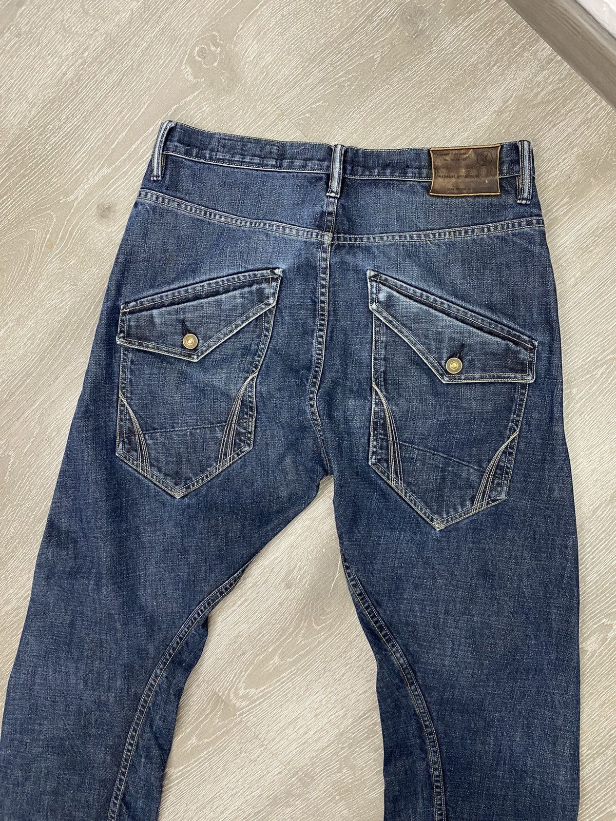 Allsaints × Vintage Vintage ALLSAINTS Resin Runner Denim Pants Size US 30 / EU 46 - 6 Thumbnail