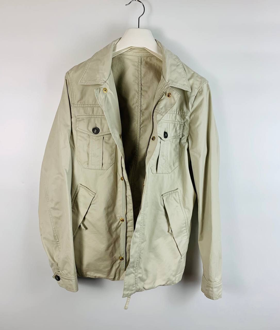 Grifoni Mauro Grifoni Jacket white cotton M Size M / US 6-8 / IT 42-44 - 4 Thumbnail