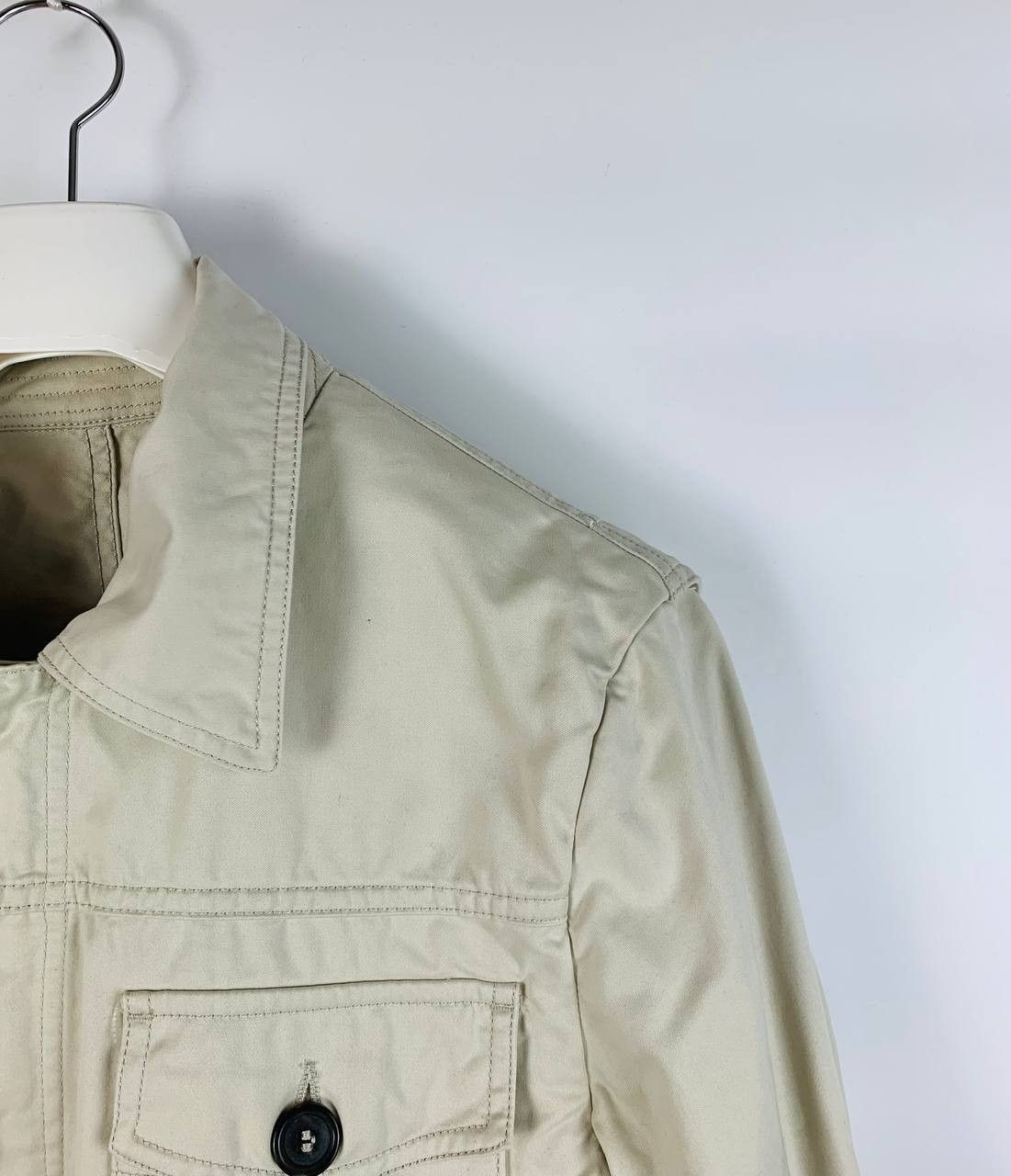 Grifoni Mauro Grifoni Jacket white cotton M Size M / US 6-8 / IT 42-44 - 3 Thumbnail