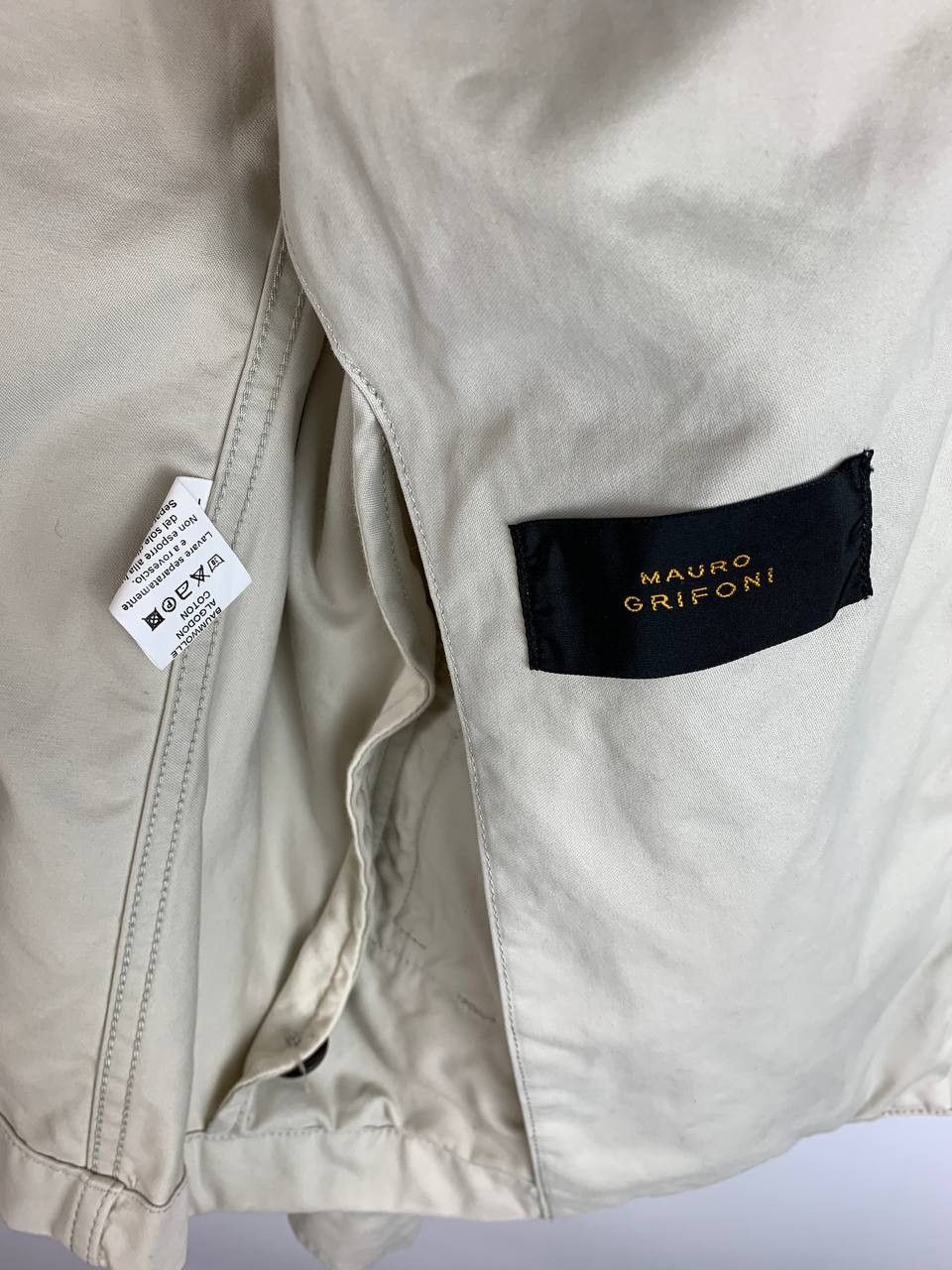 Grifoni Mauro Grifoni Jacket white cotton M Size M / US 6-8 / IT 42-44 - 8 Thumbnail