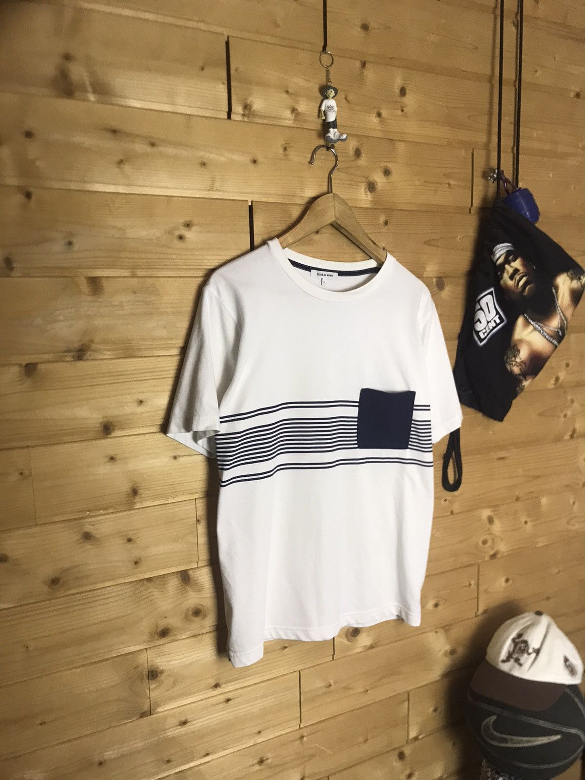 Global Work Global Work striped pocket t-shirt Size US L / EU 52-54 / 3 - 1 Thumbnail