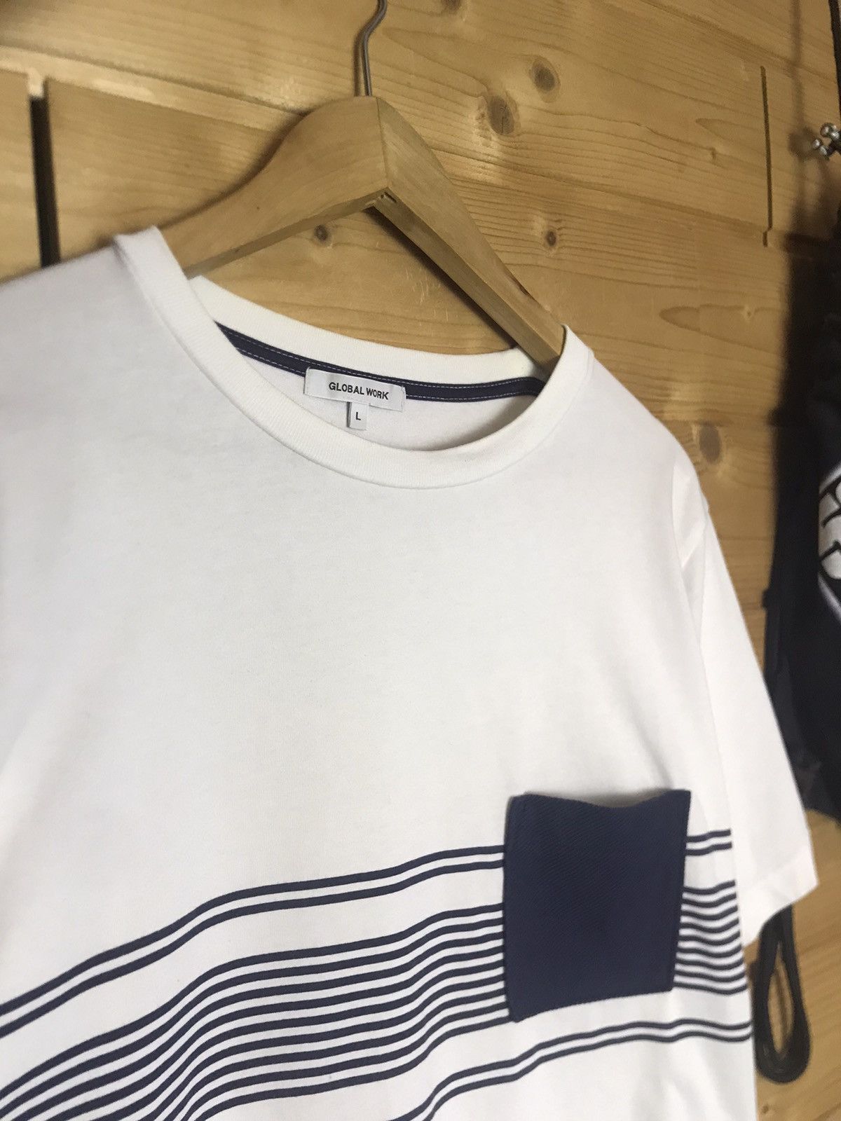 Global Work Global Work striped pocket t-shirt Size US L / EU 52-54 / 3 - 3 Thumbnail