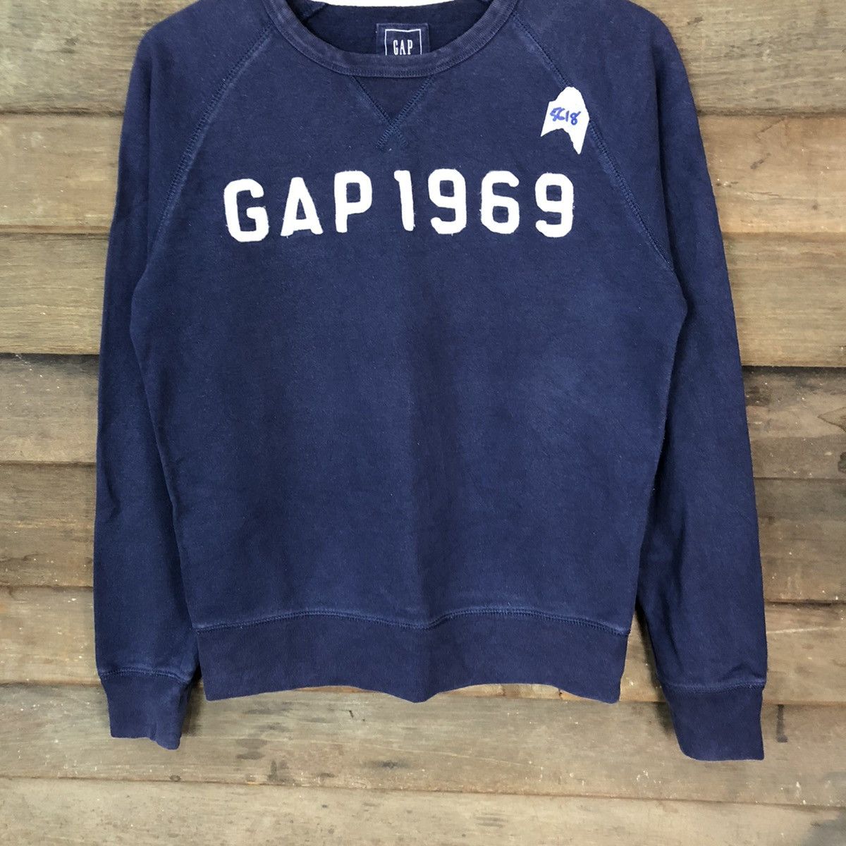 Gap Gap 1969 Dark Blue Sweatshirt vintage #5618 Size US XS / EU 42 / 0 - 3 Thumbnail