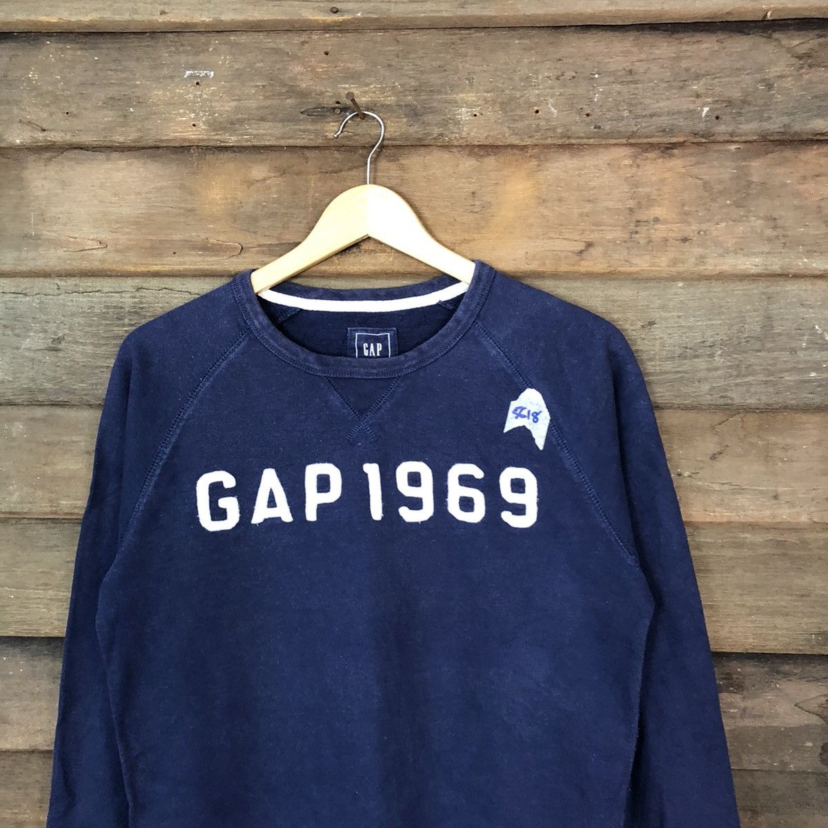 Gap Gap 1969 Dark Blue Sweatshirt vintage #5618 Size US XS / EU 42 / 0 - 2 Thumbnail