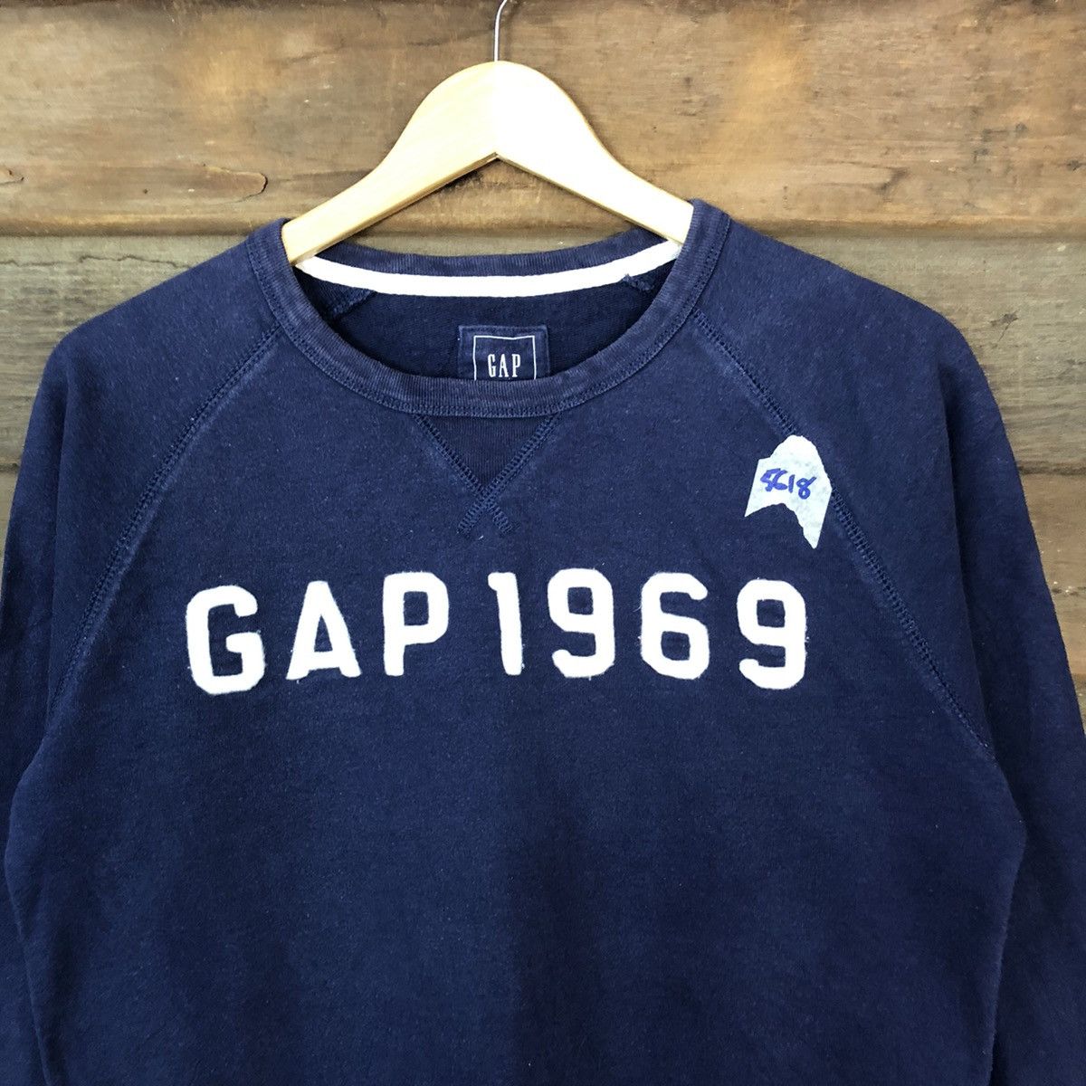 Gap Gap 1969 Dark Blue Sweatshirt vintage #5618 Size US XS / EU 42 / 0 - 6 Thumbnail