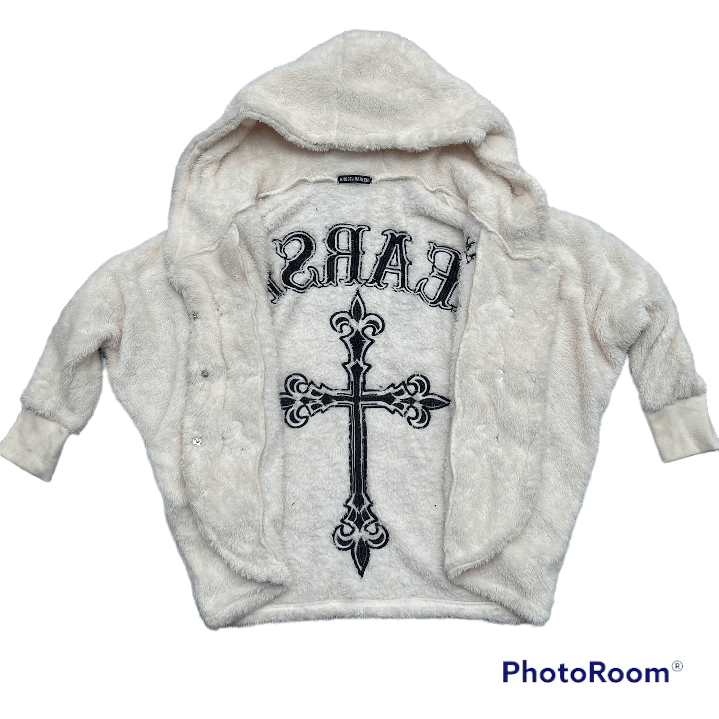 Japanese Brand × Seditionaries JACKET HOODIE GHOST OF HARLEM BIG BACK “ HEARSAY “ CROSS Size ONE SIZE - 3 Thumbnail