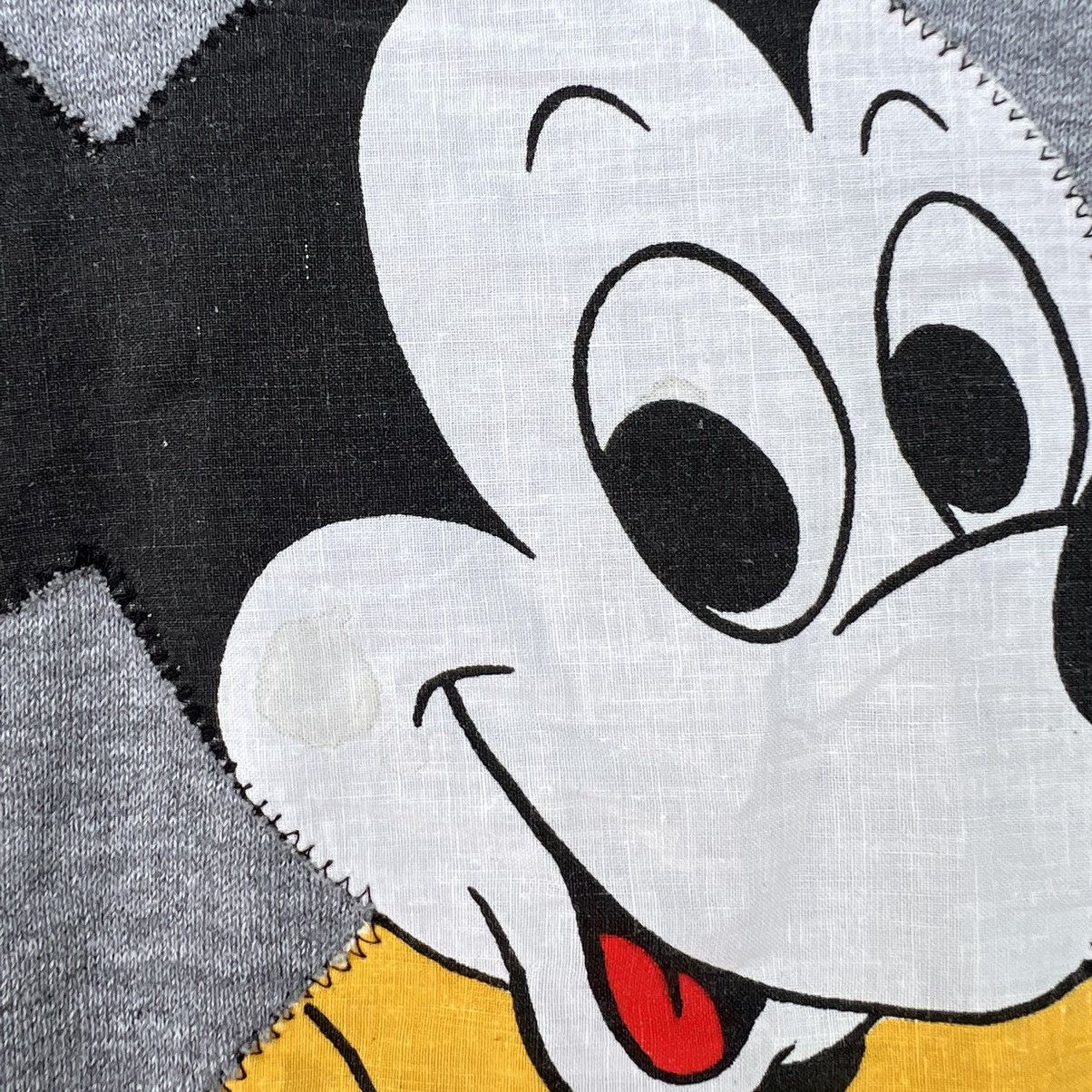 Mickey Mouse × Vintage RARE!!! VINTAGE 80’s BIG MICKEY MOUSE MIRROR PATCHES Size US L / EU 52-54 / 3 - 7 Thumbnail