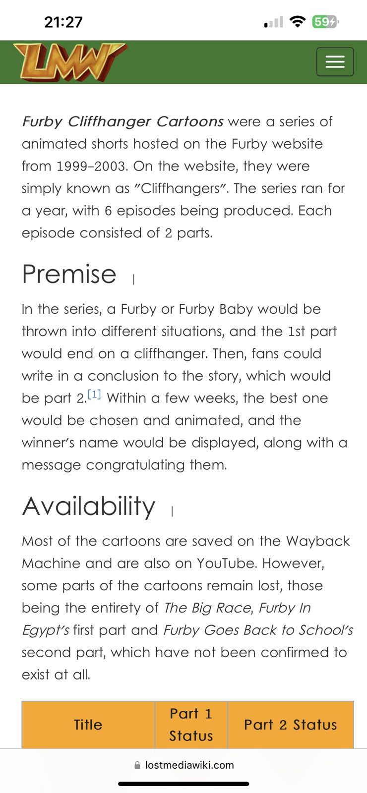 Cartoon Network × Gildan × Vintage VINTAGE 90’s FURBY CLIFFHANGER CARTOON Size US M / EU 48-50 / 2 - 8 Thumbnail