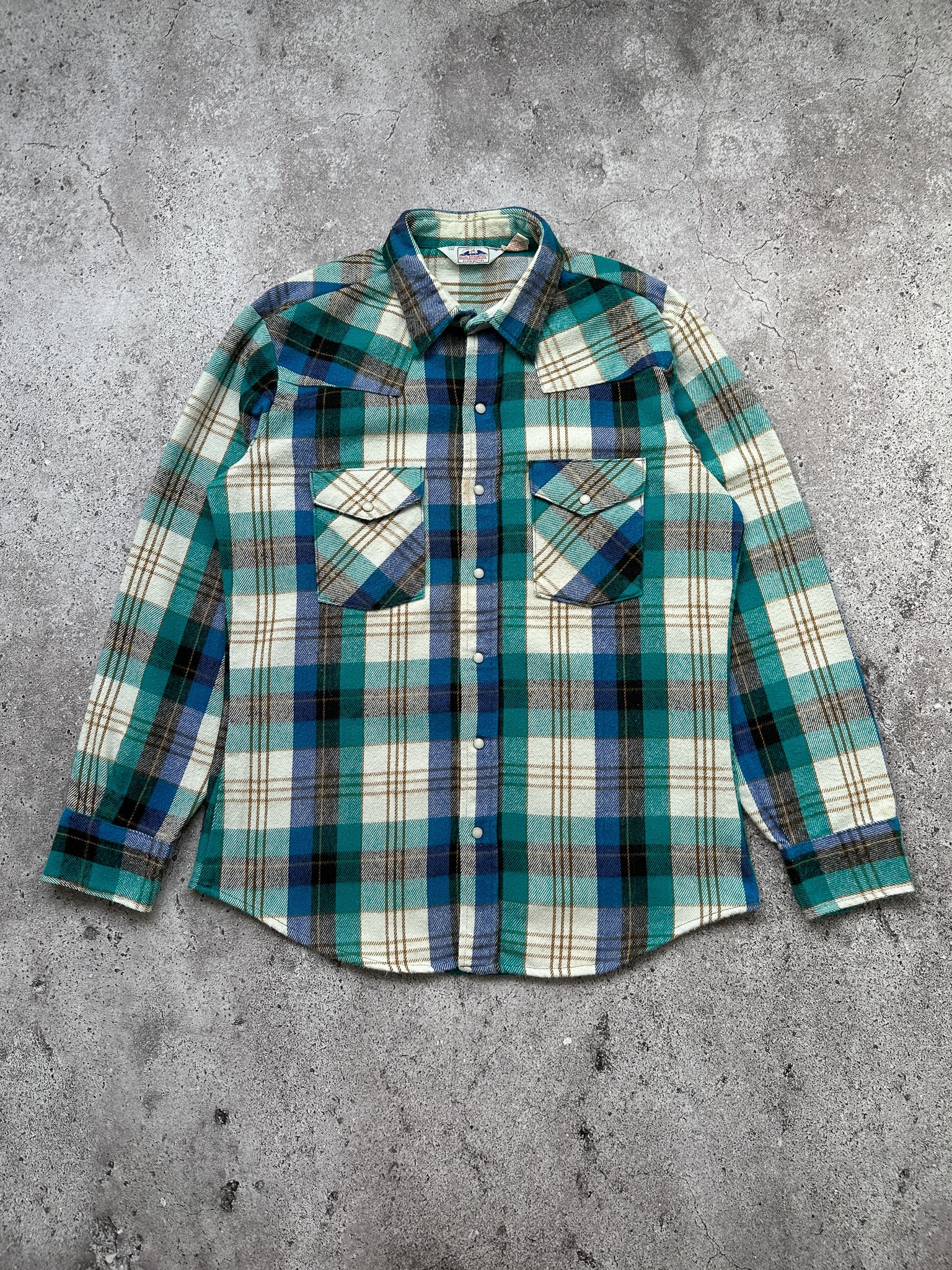 Dakota Grizzly DAKOTA Vintage Flannel Shirt Size US L / EU 52-54 / 3 - 1 Thumbnail