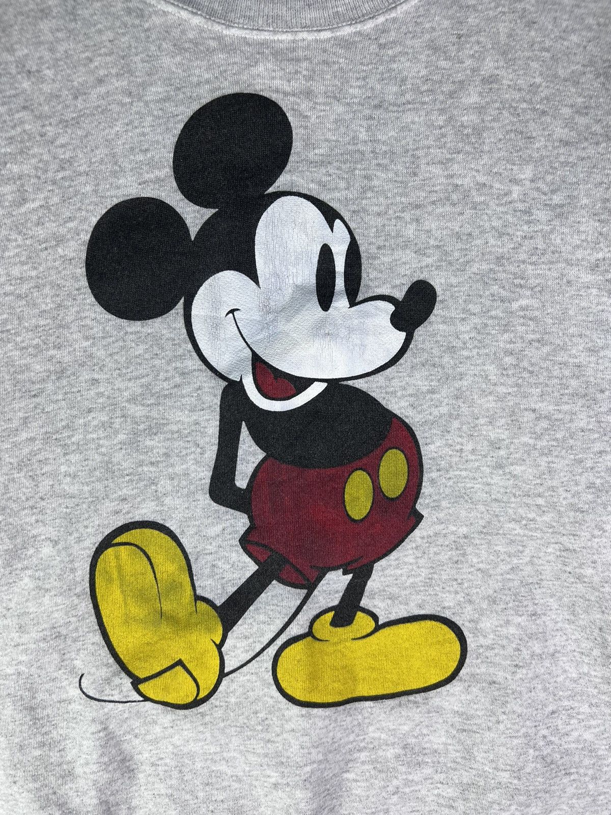 Disney × Mickey Mouse × Vintage VINTAGE 90’s MICKEY MOUSE BIG PRINT SWEATSHIRT Size US L / EU 52-54 / 3 - 3 Thumbnail