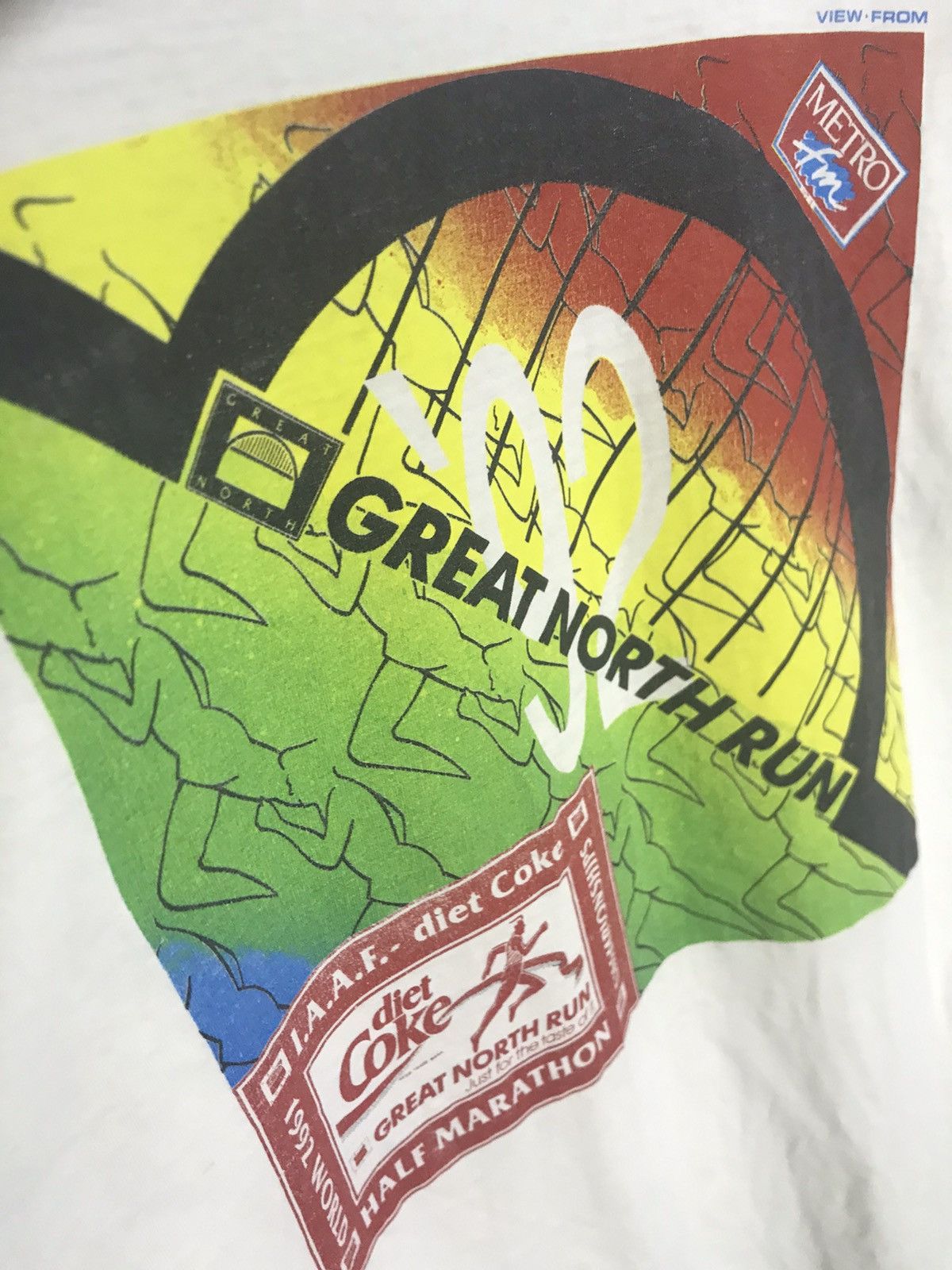 Vintage Vintage 1992 Great North Run single stitch t-shirt Size US S / EU 44-46 / 1 - 2 Thumbnail