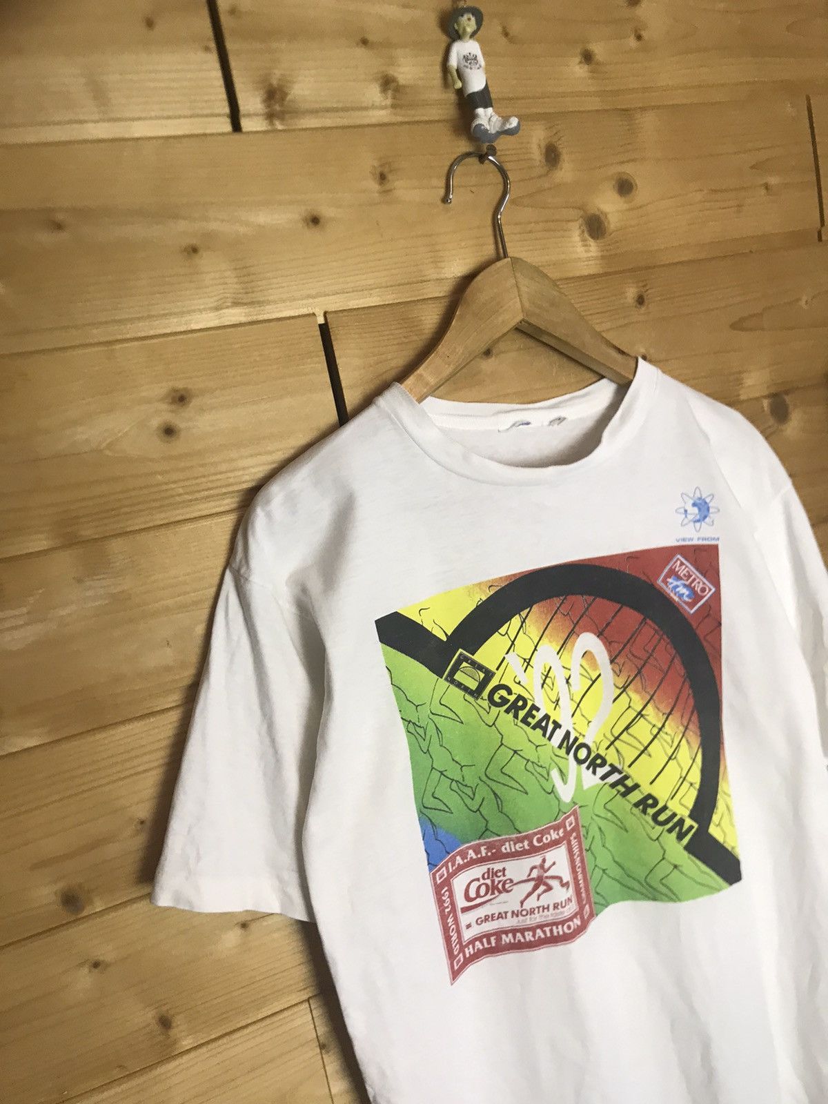 Vintage Vintage 1992 Great North Run single stitch t-shirt Size US S / EU 44-46 / 1 - 1 Thumbnail